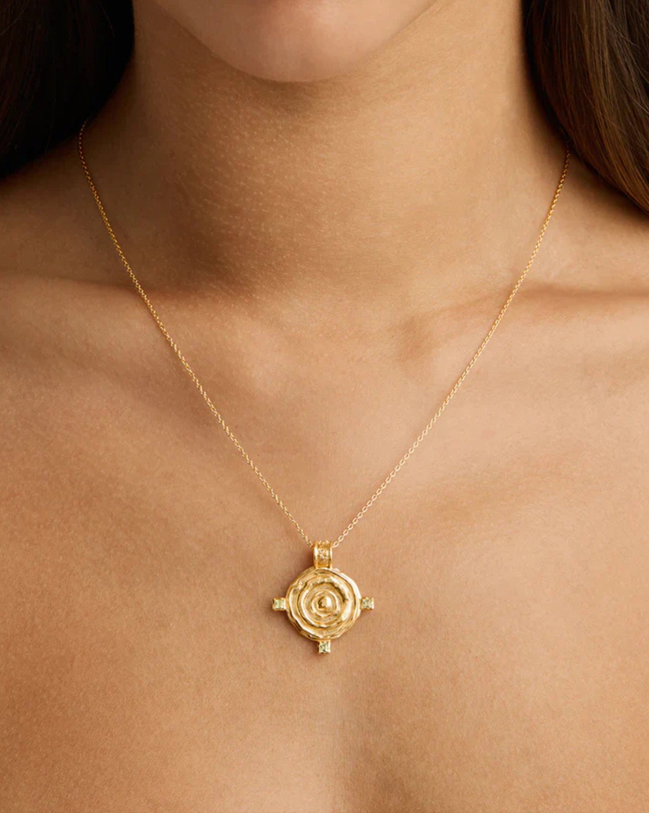 By Charlotte Gold Shield Necklace