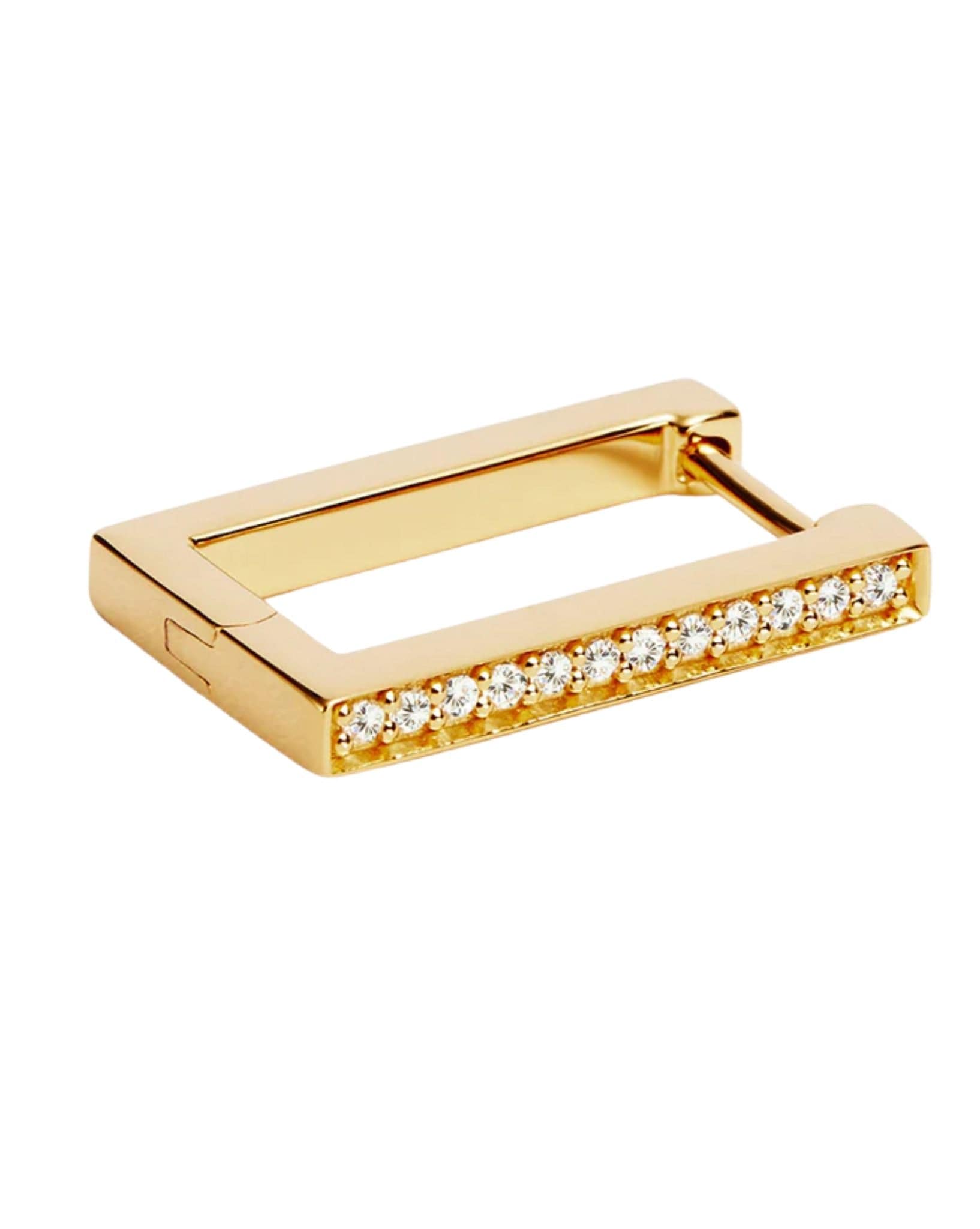 By Charlotte Gold With Love Hoops Earrings