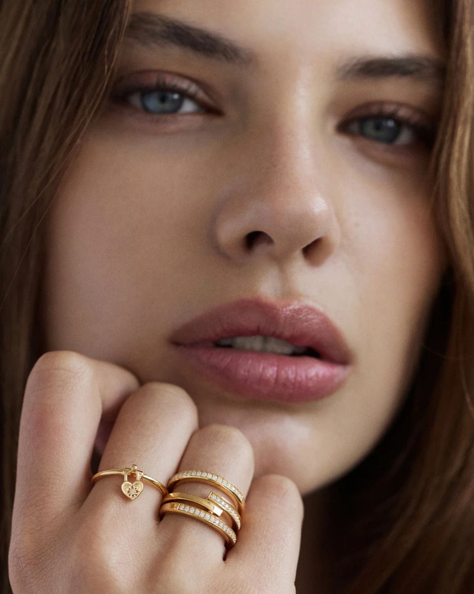 By Charlotte Gold With Love Ring