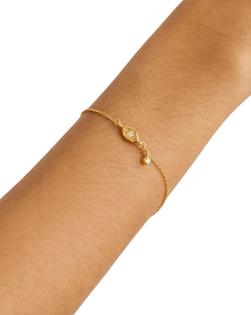 By Charlotte I Am Protected Bracelet - Gold