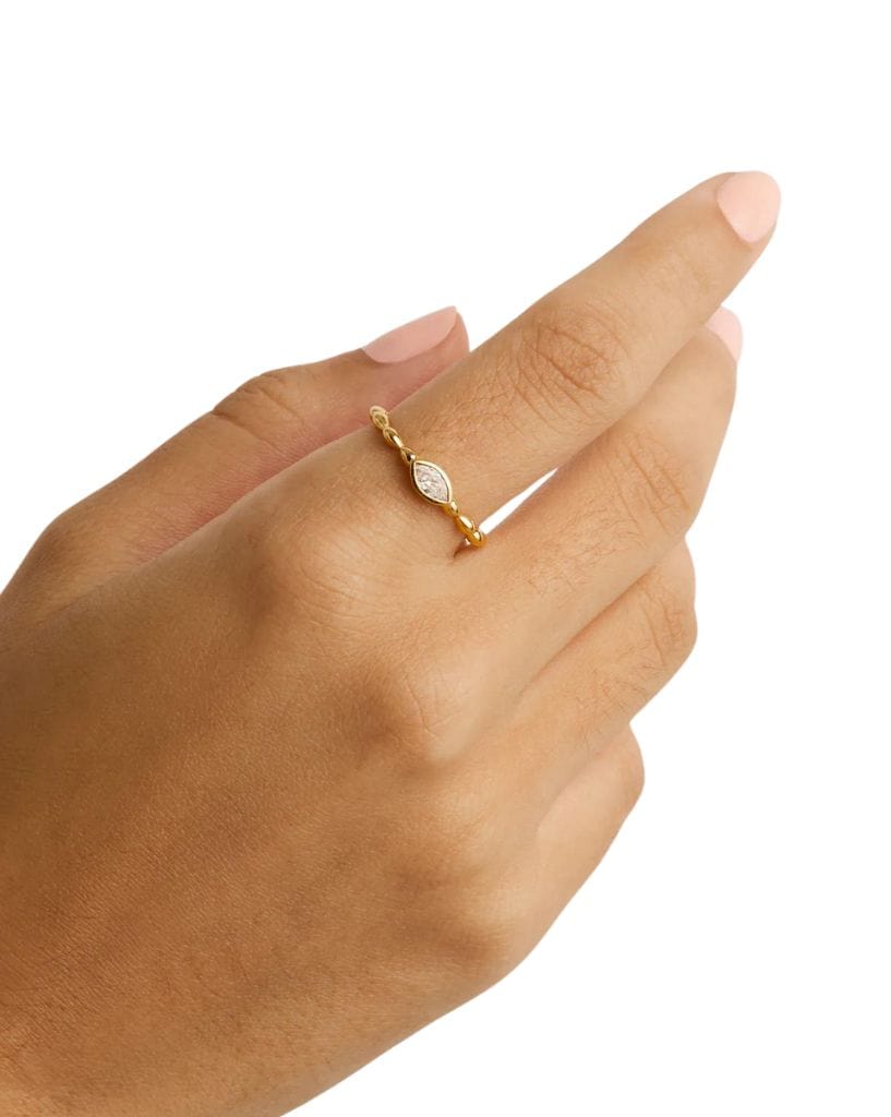 By Charlotte Lucky Eye Ring - Gold