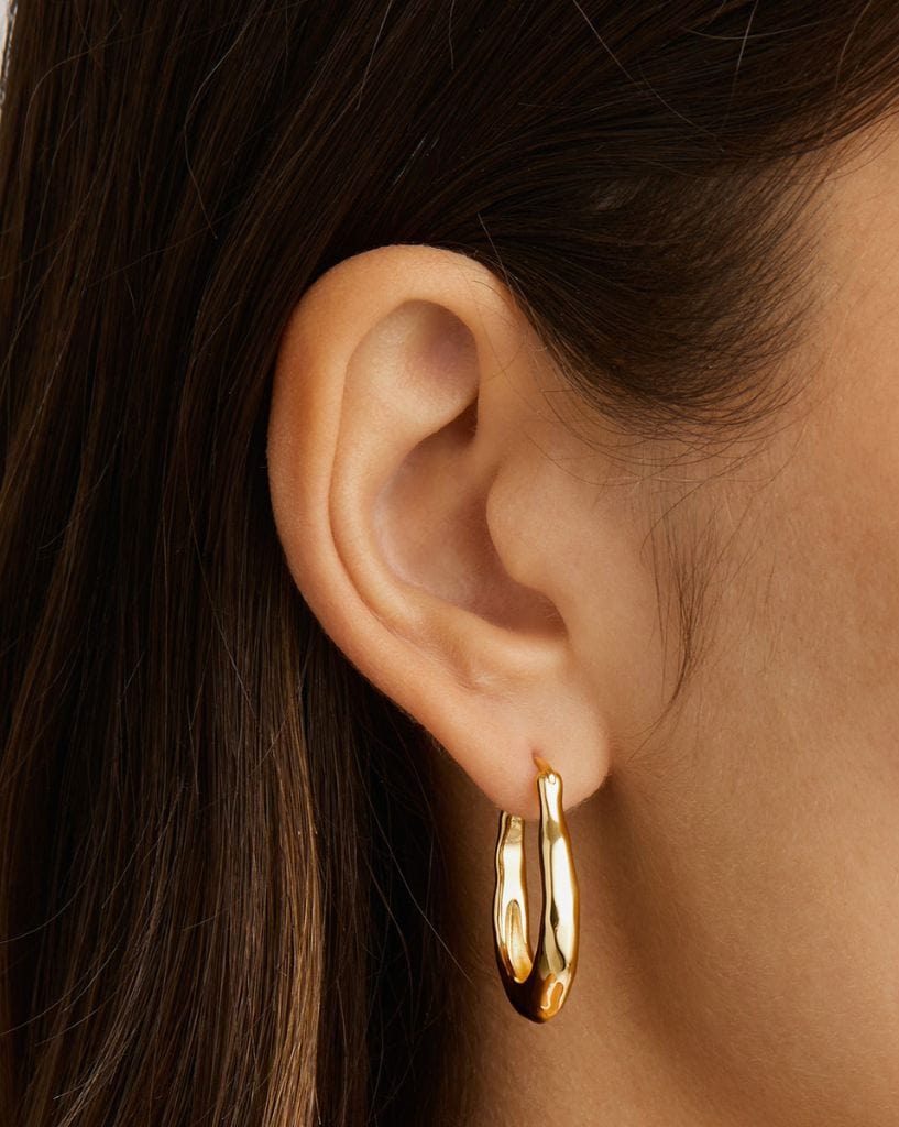 By Charlotte Radiant Energy Large Hoops