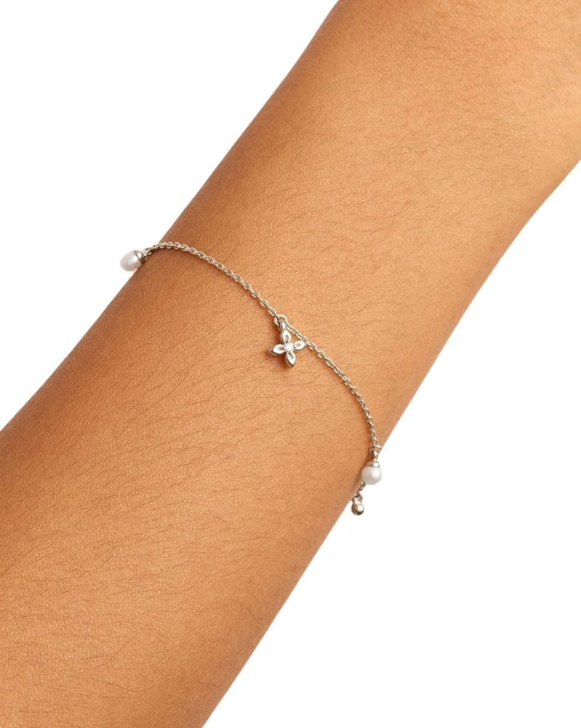 By Charlotte Silver Live in Peace Bracelet
