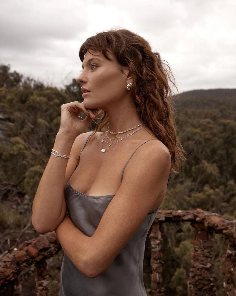 By Charlotte Silver - Sunkissed Small Hoop