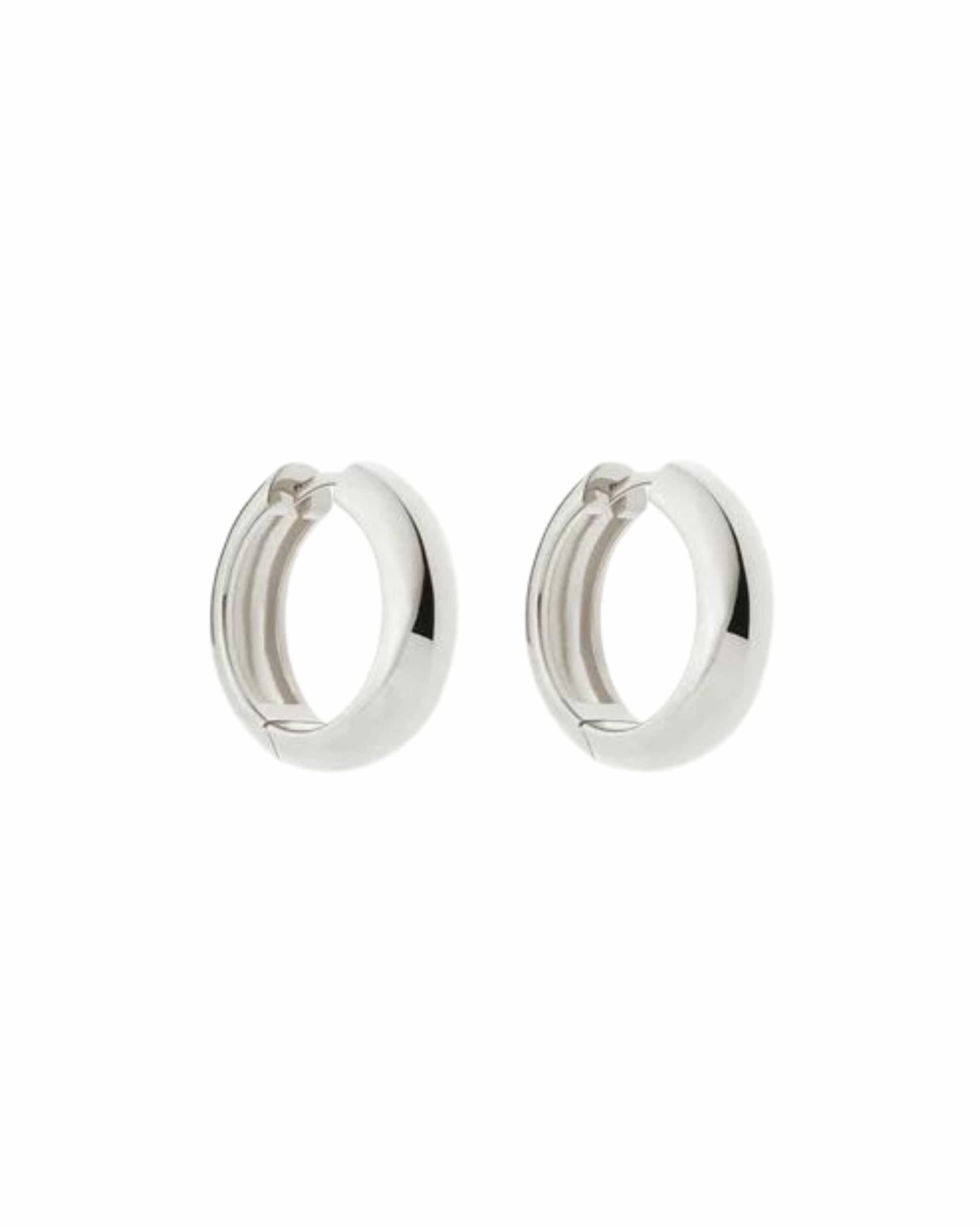 By Charlotte Sterling Silver Bold Large Hoops