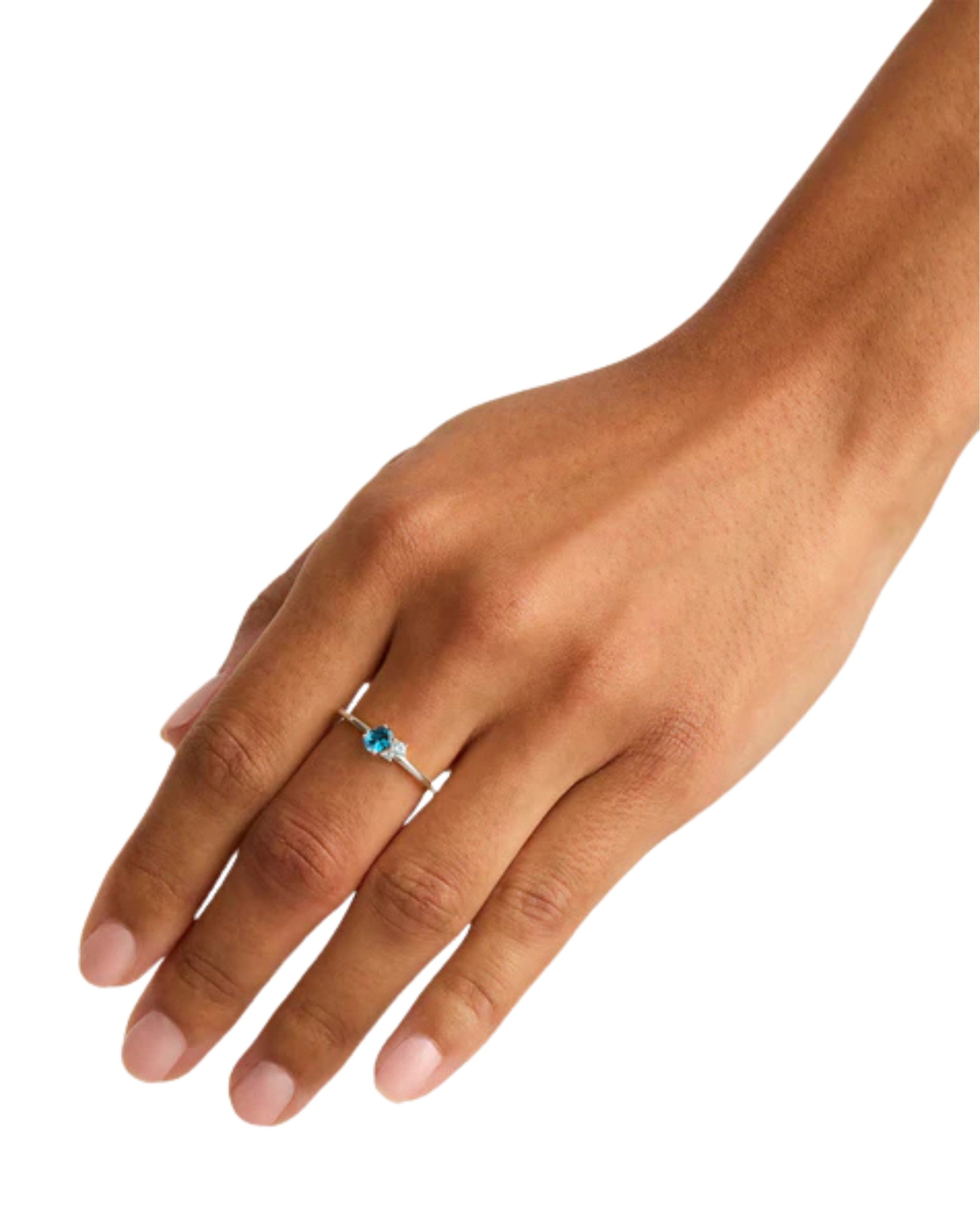By Charlotte Sterling Silver Kindred Birthstone Ring - December