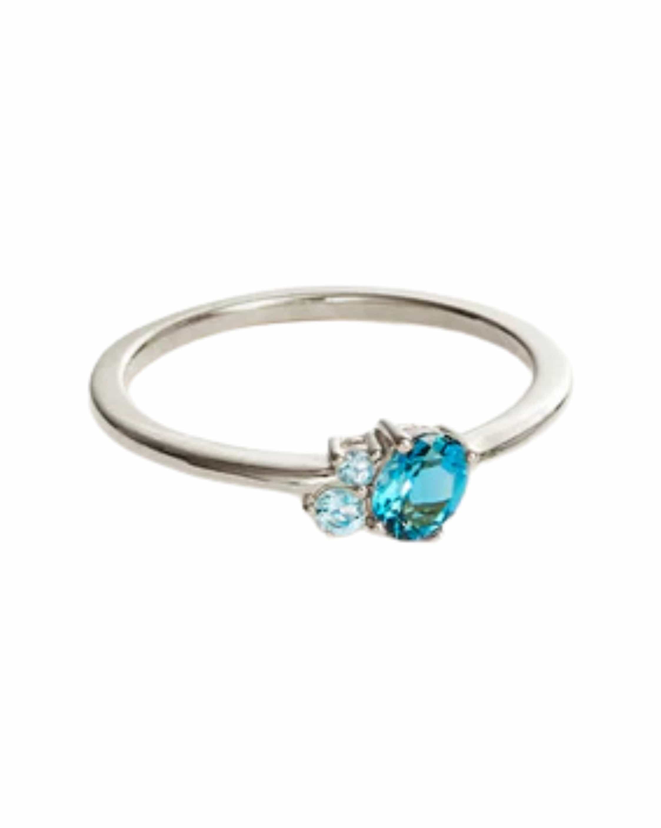 By Charlotte Sterling Silver Kindred Birthstone Ring - December