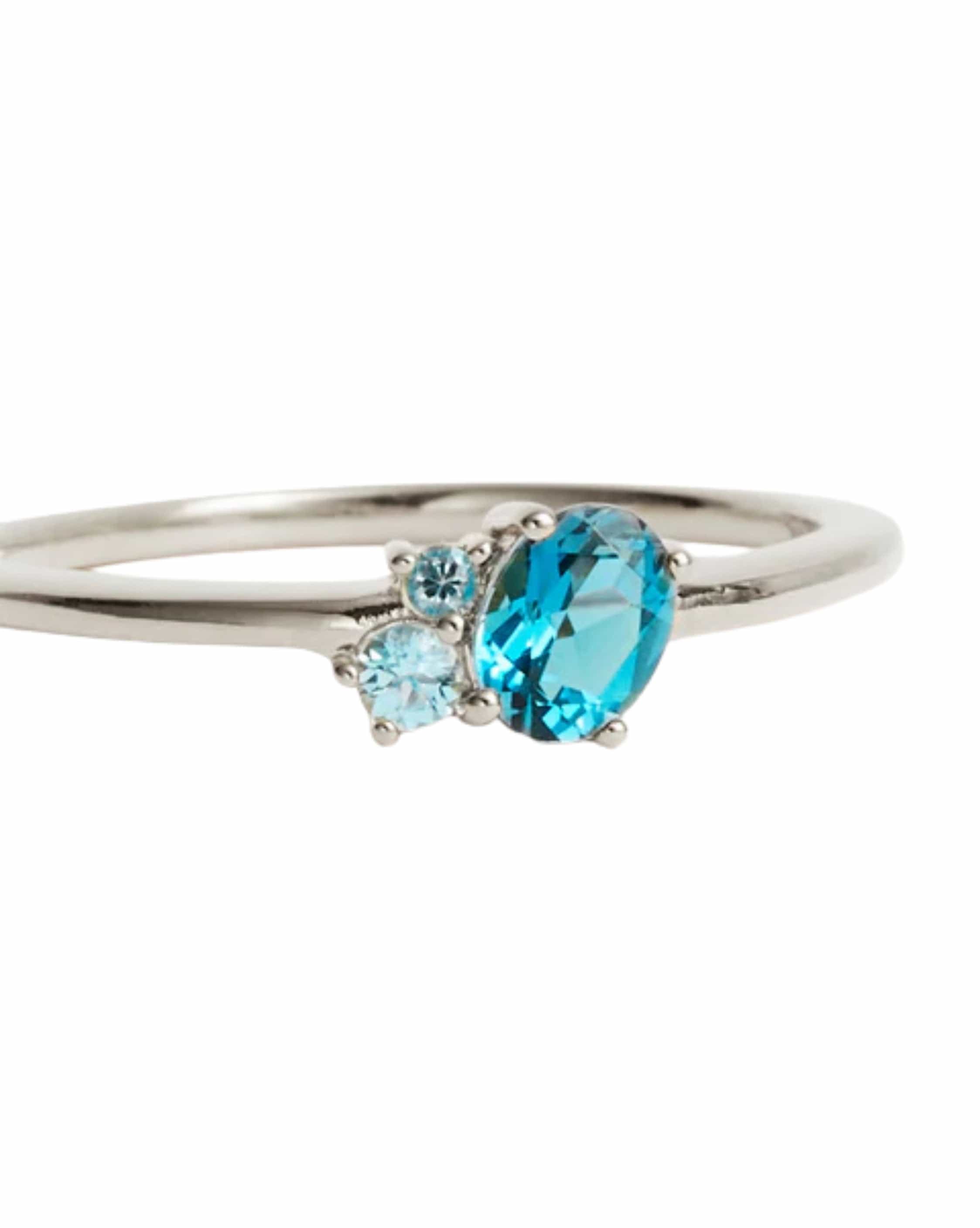 By Charlotte Sterling Silver Kindred Birthstone Ring - December