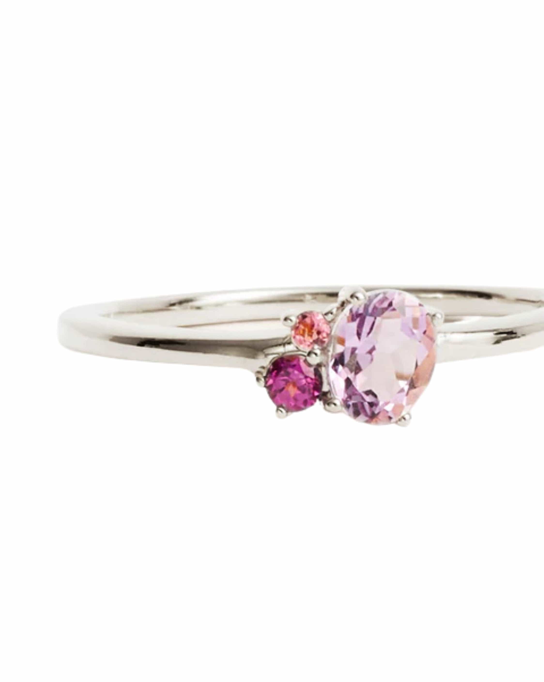 By Charlotte Sterling Silver Kindred Birthstone Ring - October