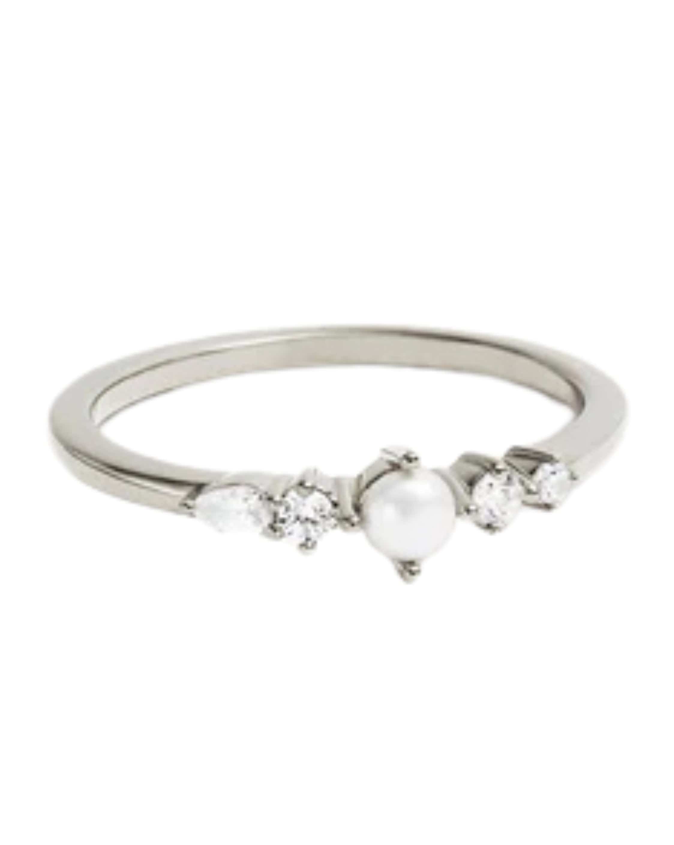 By Charlotte Sterling Silver Sea Foam Ring