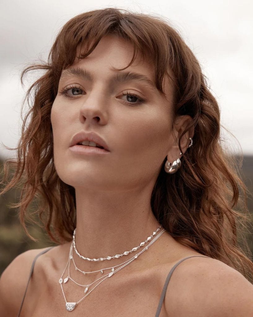 By Charlotte Sunkissed Large Hoops - Silver