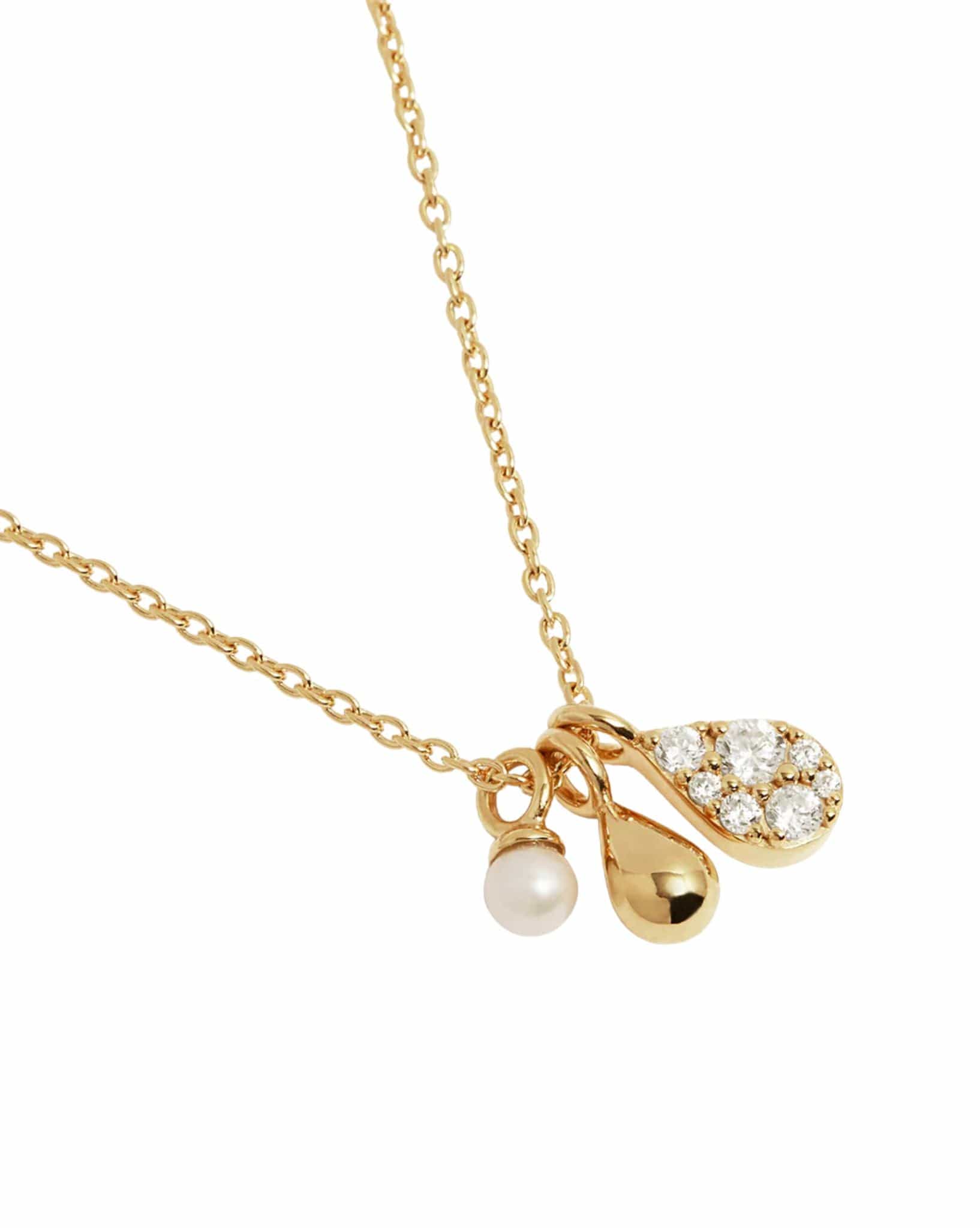 By Charlotte Womens Gold Ocean Mist Necklace