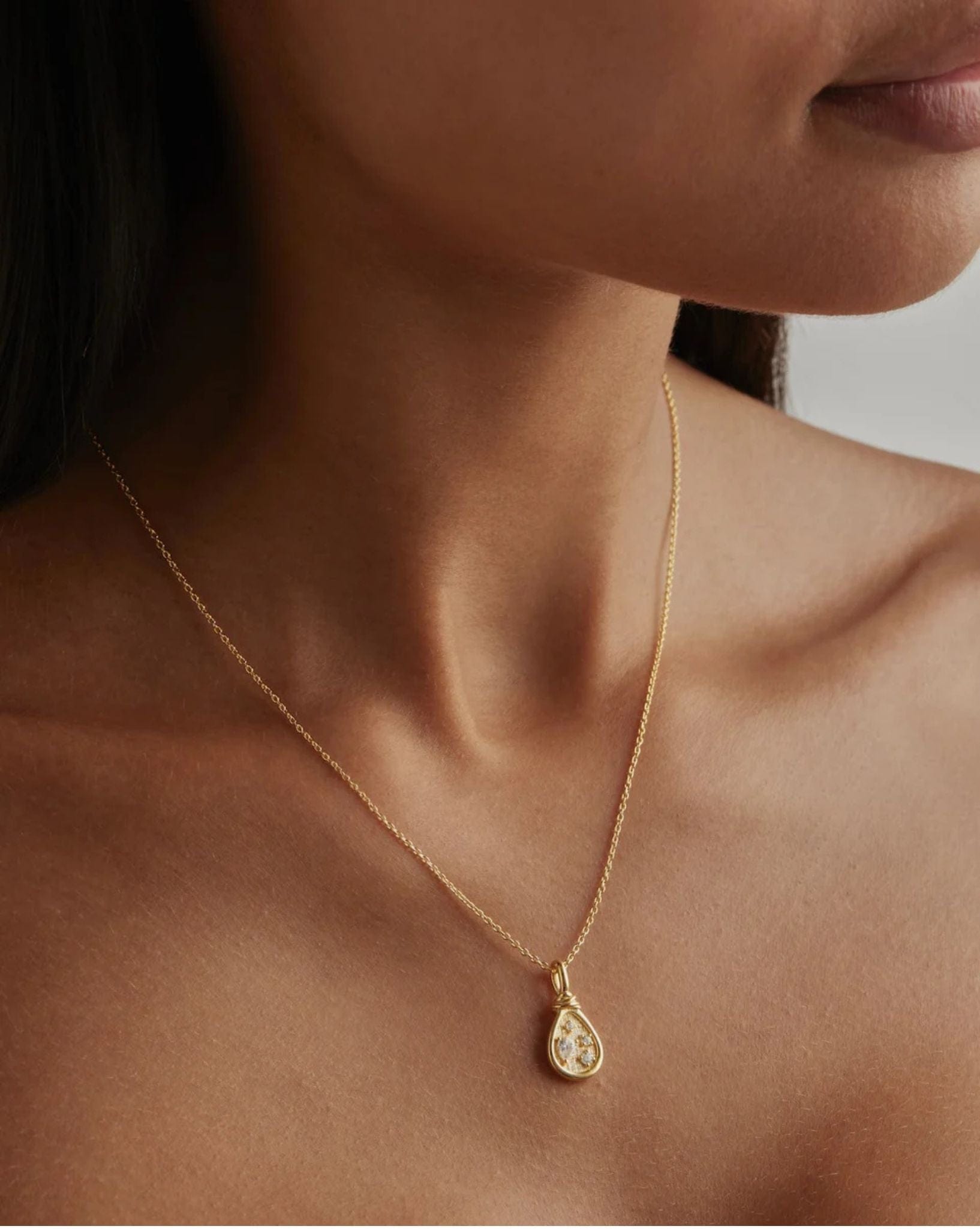 By Charlotte Womens Gold Sunkissed Horizon Necklace
