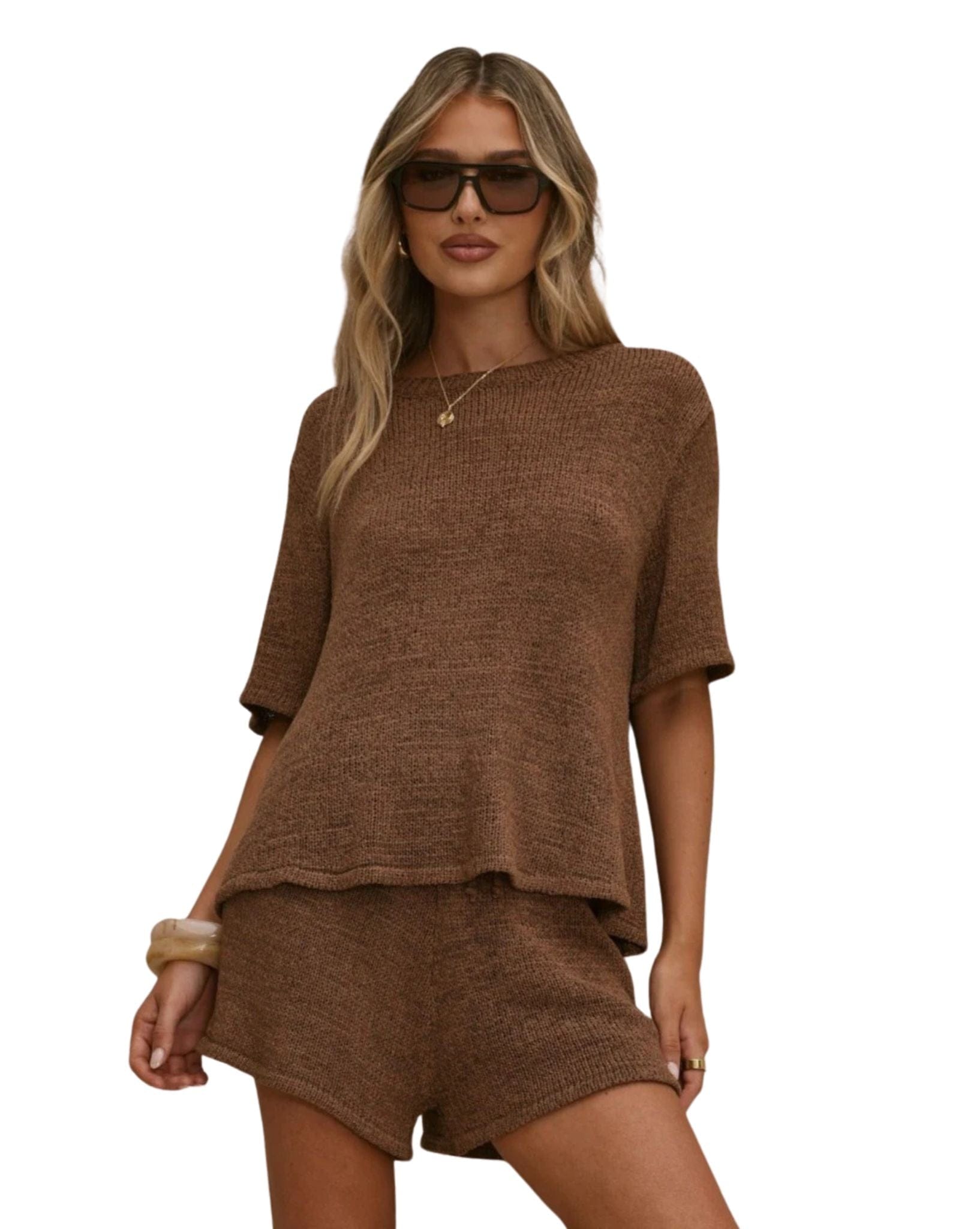 By Frankie Brown Knit Set