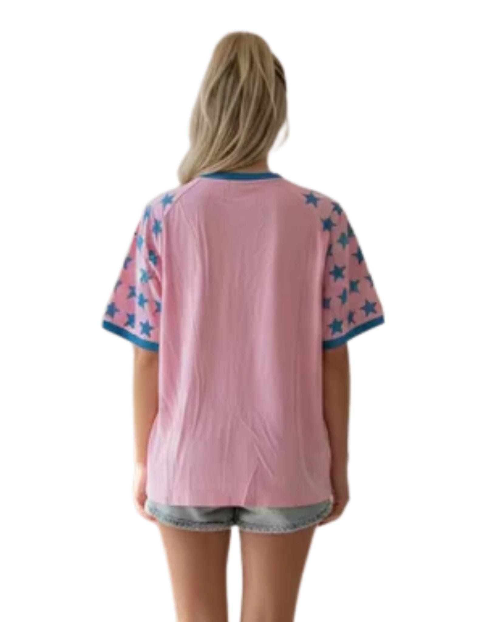 By Frankie Pink Feelin' Lucky T-Shirt