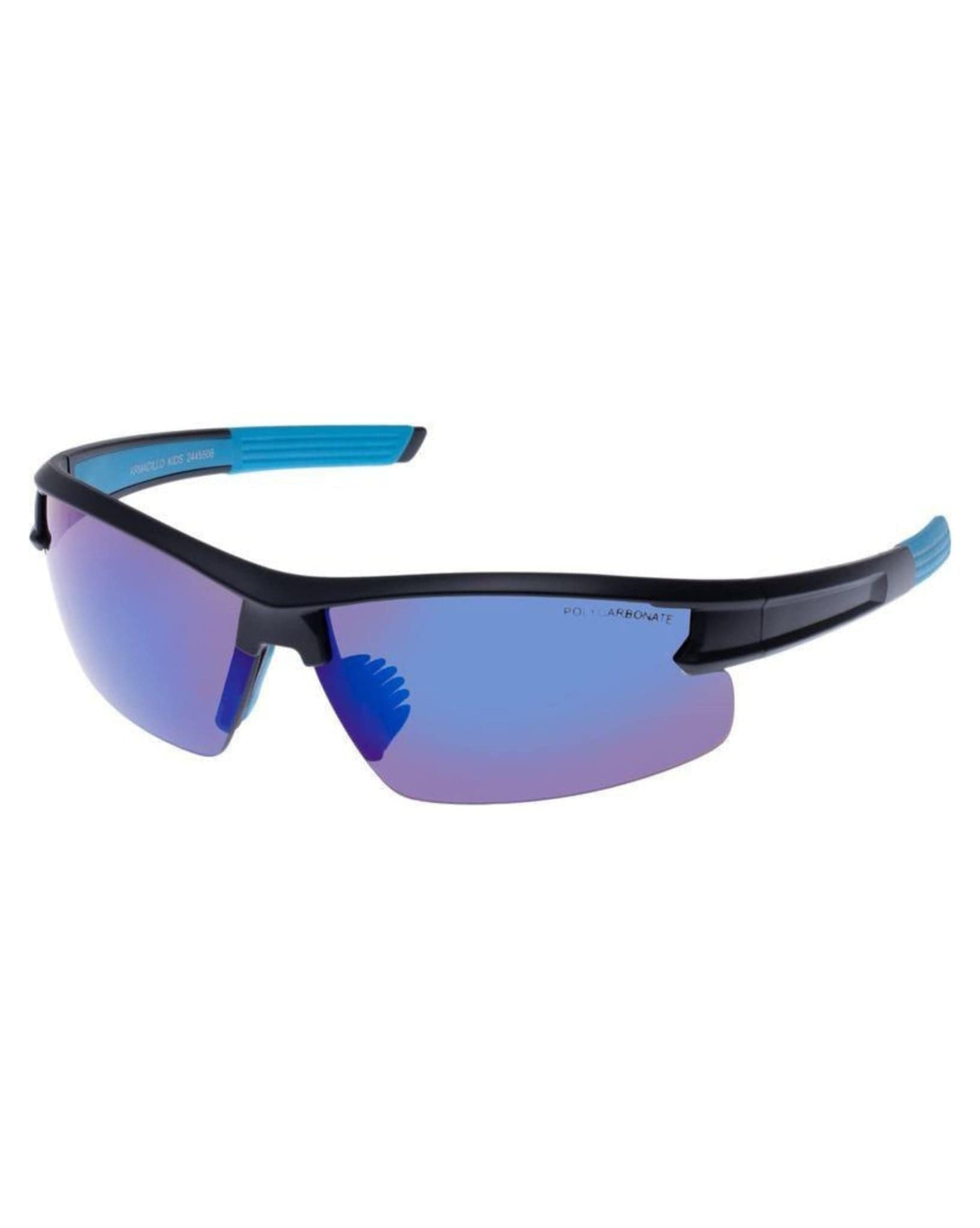 Cancer Council Boys Armadillo Sunglasses - Matte Black I Blue