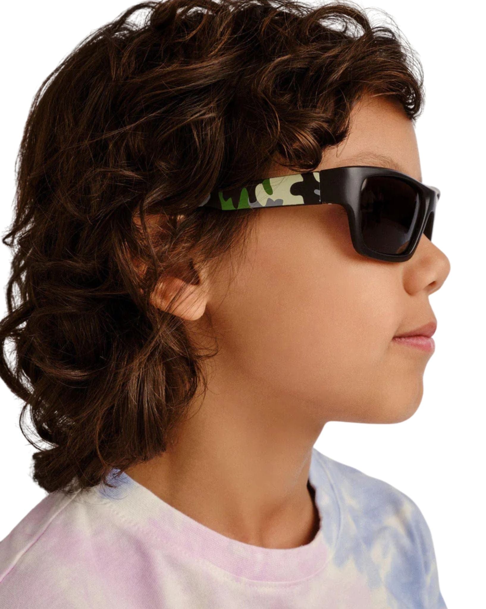Cancer Council Swordfish Kids Sunglasses - Black Camo