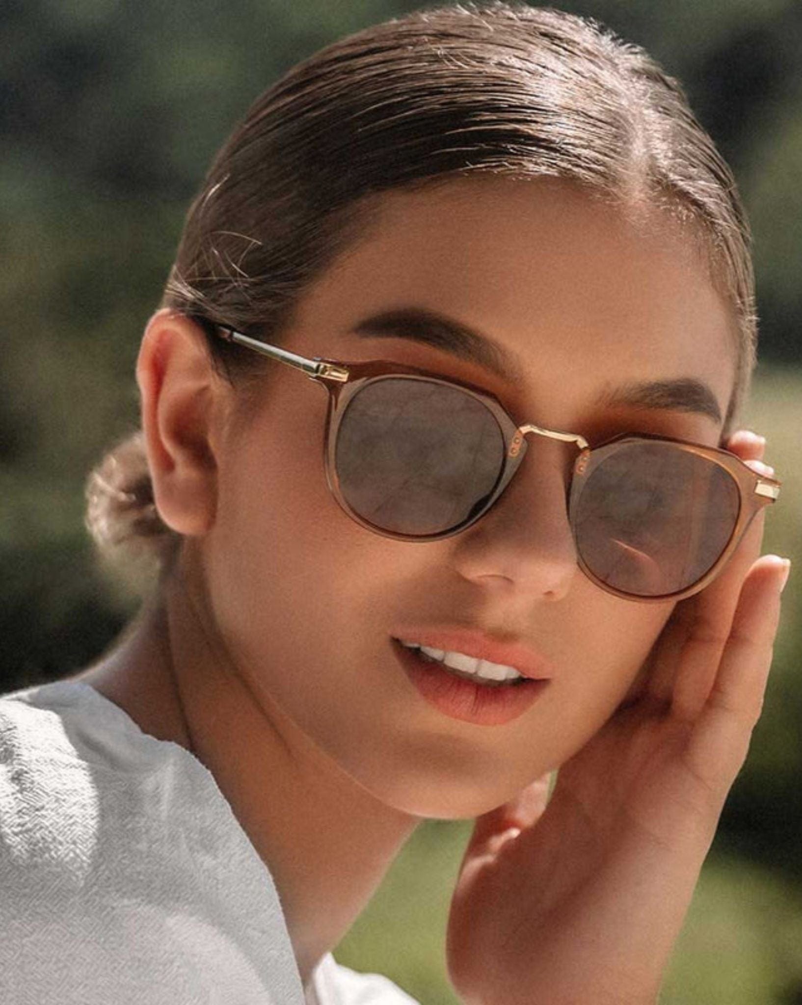 Carve Frankie Gloss Xtal Tobbaco Gold Metal Brown Lens