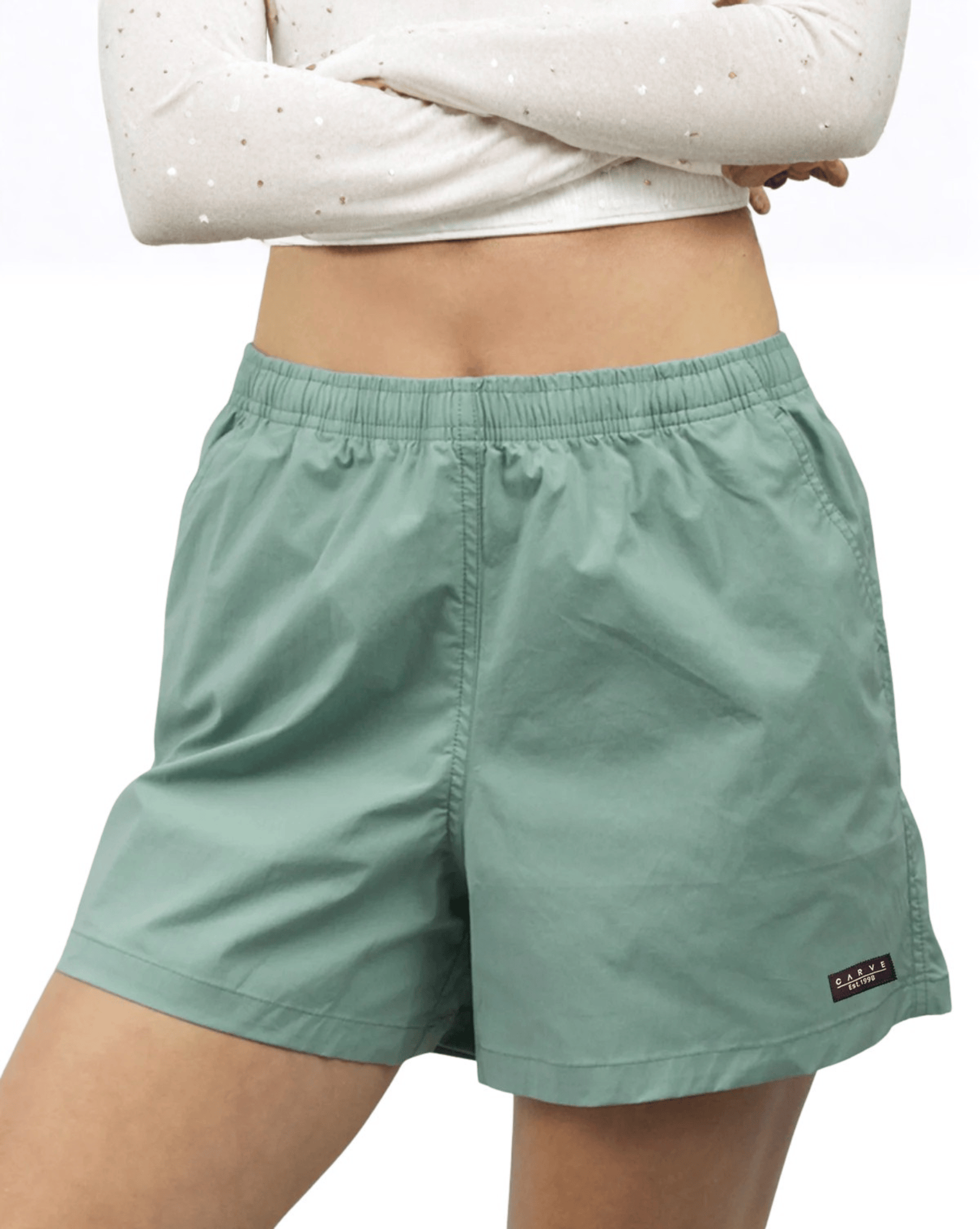 Carve Hybrid Womens Elastic Waist Boardies
