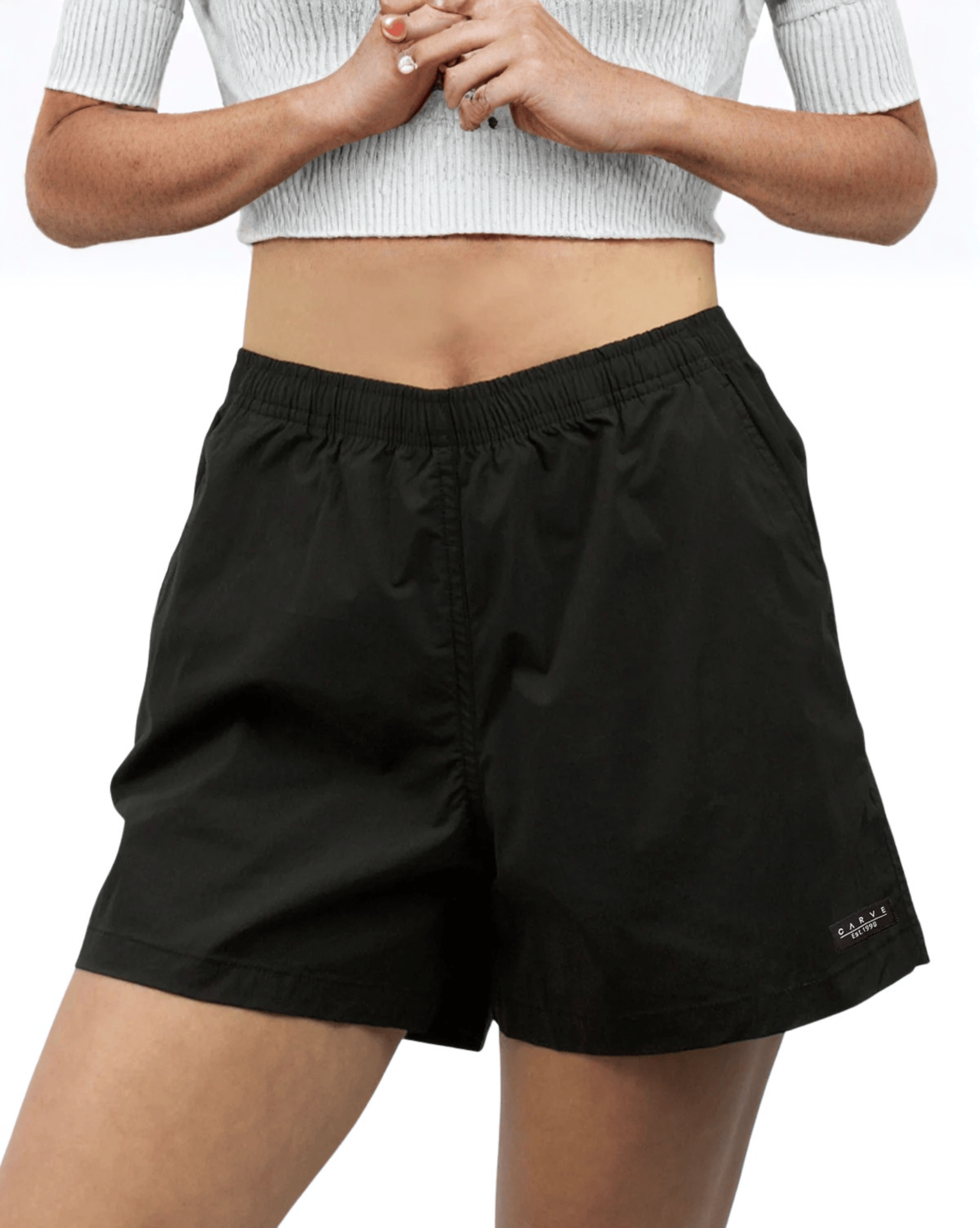 Carve Hybrid Womens Elastic Waist Boardies