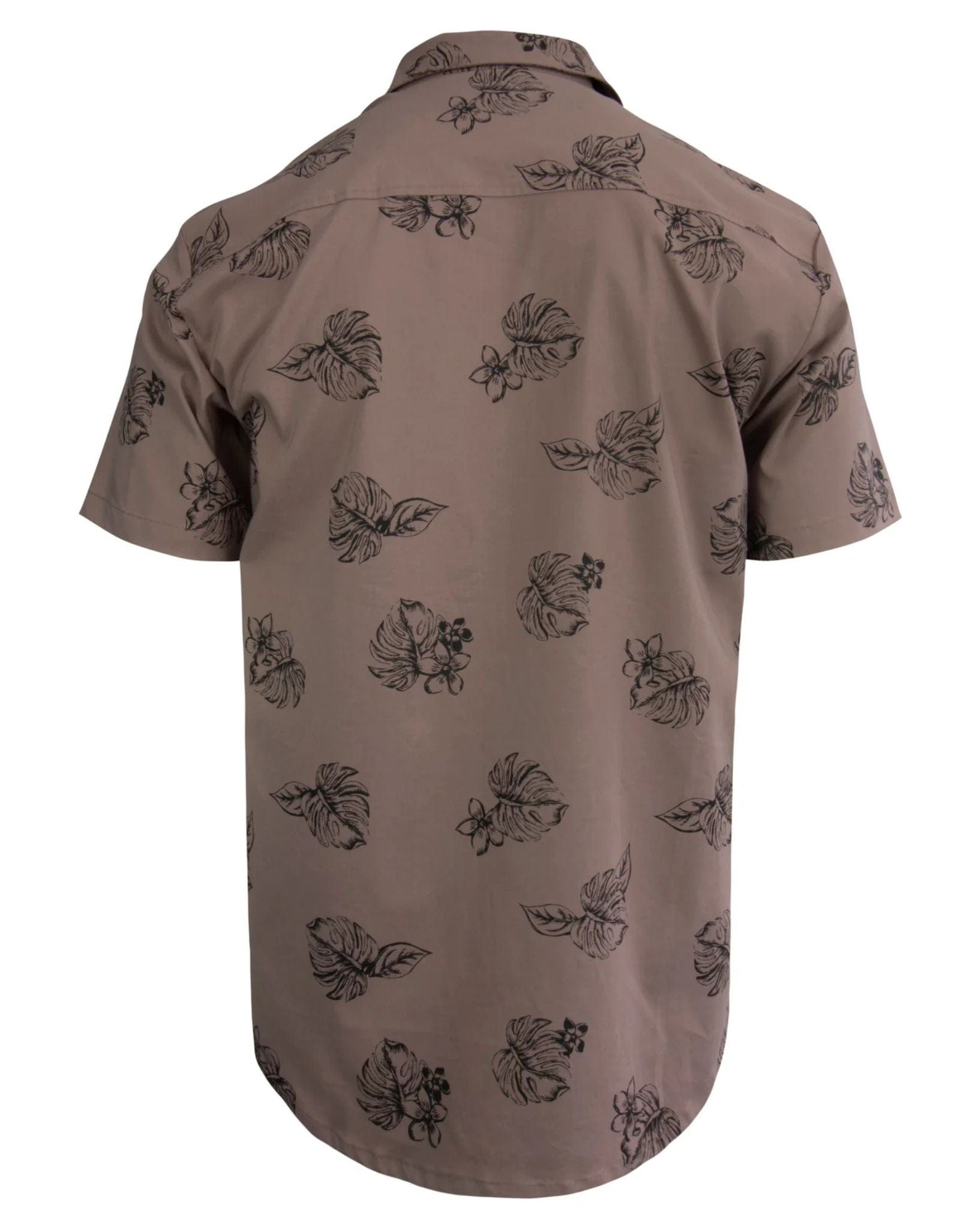 Carve Mens Ss Sandy Side Shirt - Plum