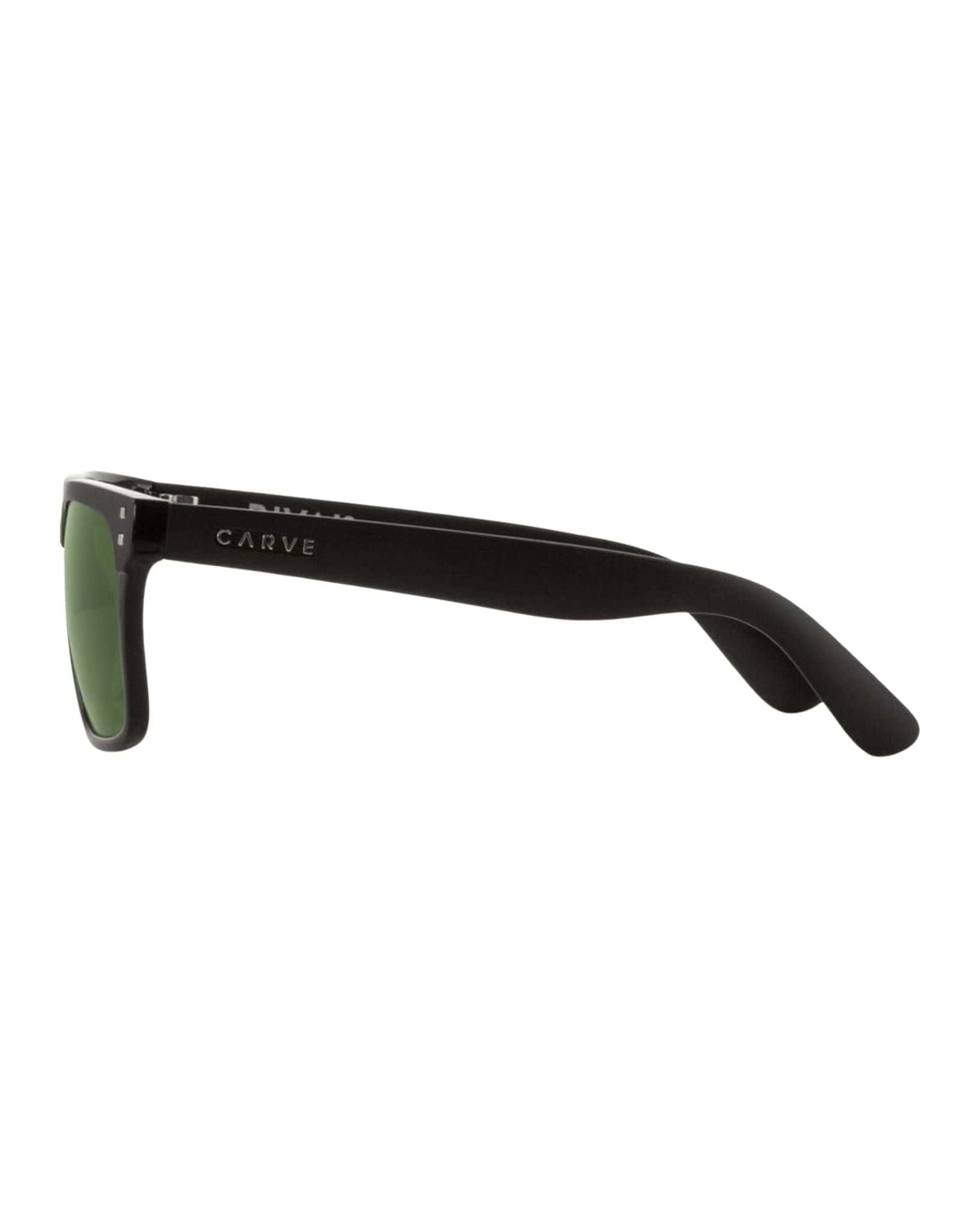 Carve Rivals Matt / Gloss Black Green Polarized Lens