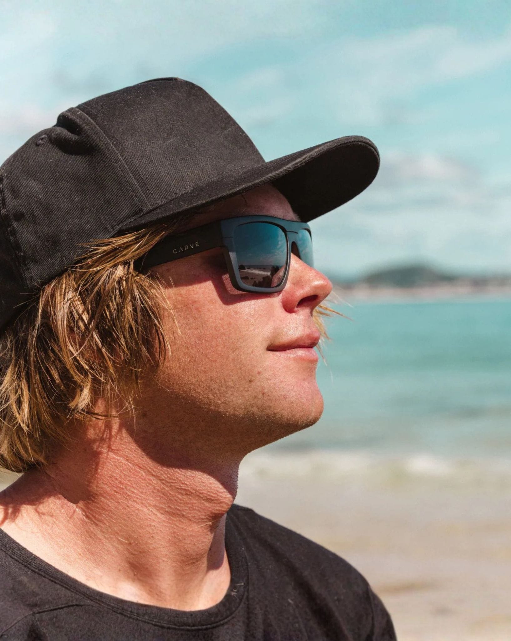 Carve Volley Matt Black Polarized