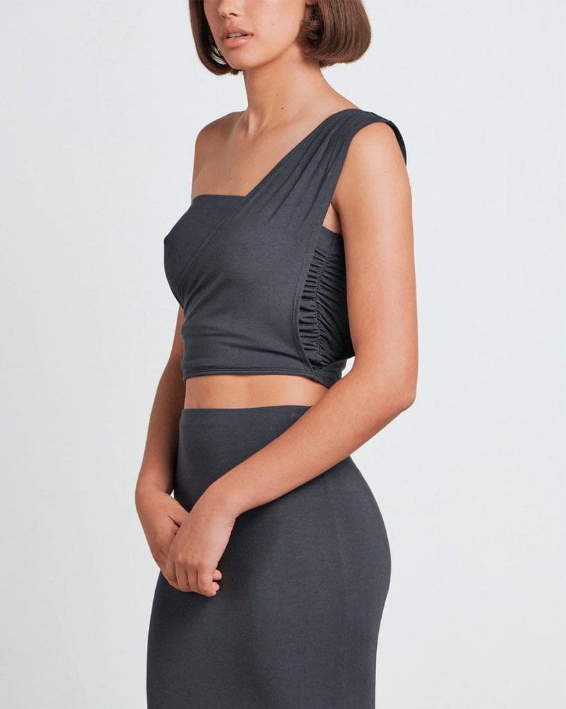 Charlie Holiday The One Shoulder Top