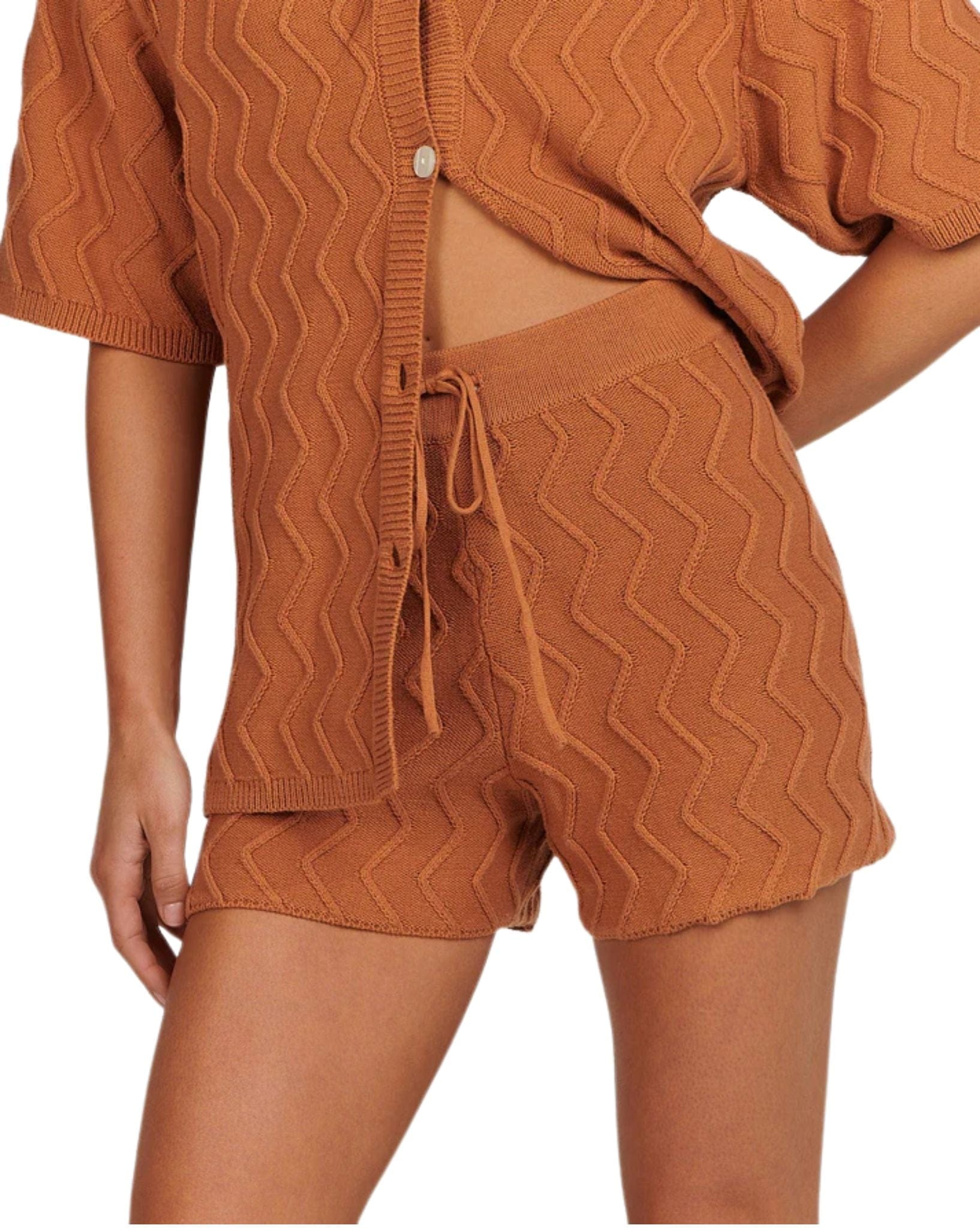 Charlie Holiday Womens Alexis Shirt Caramel