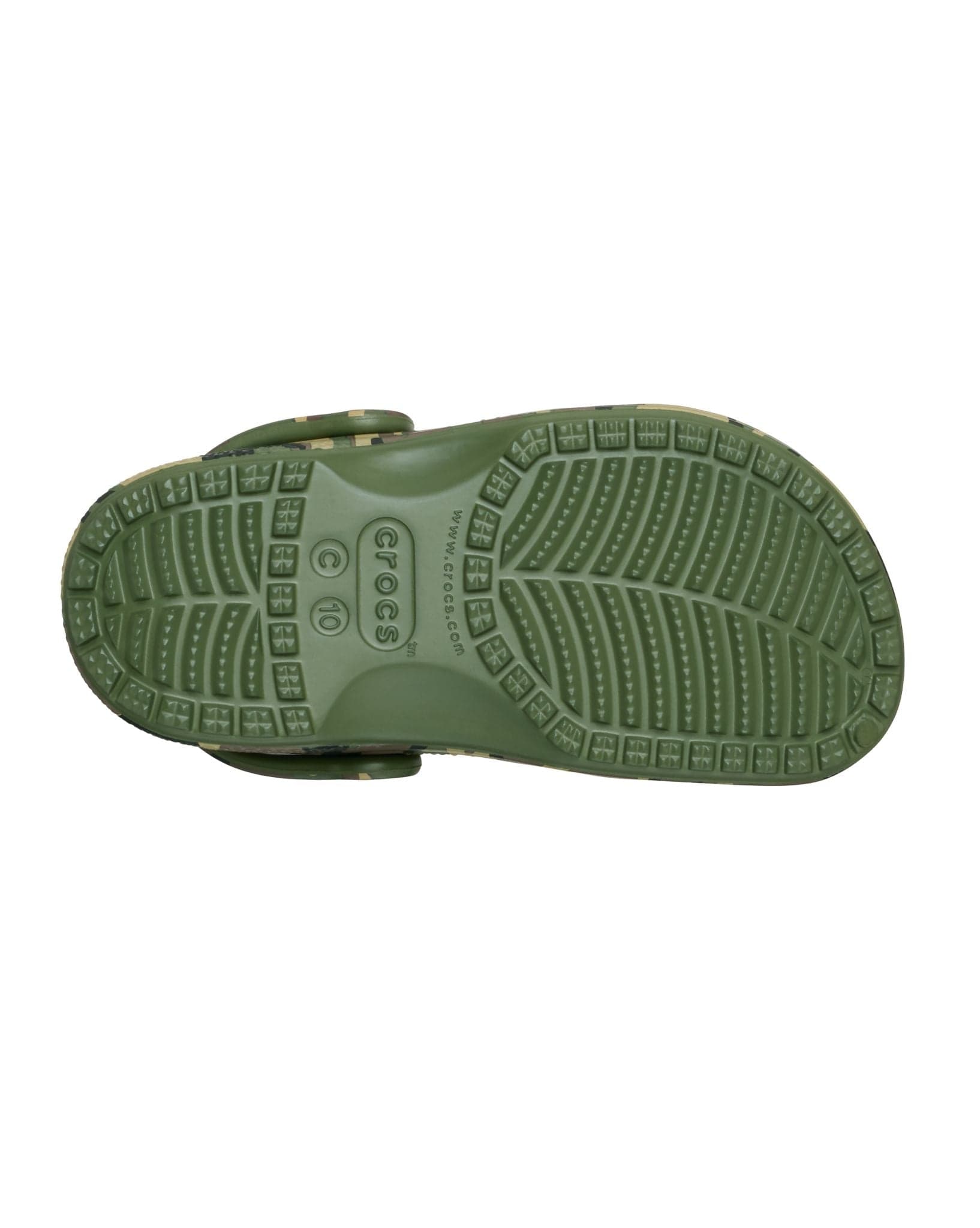 Crocs Classic Camouflage Clog Toddler- Army Green/Multi