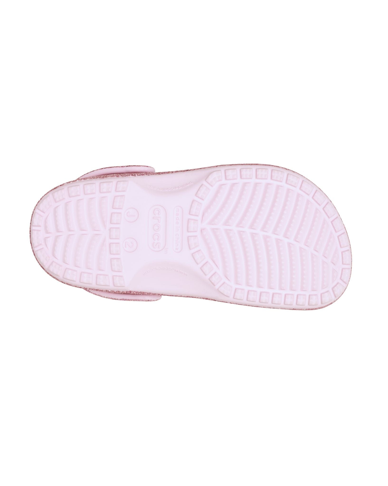 Crocs Classic Chunky Glitter Clog Kids- Pink Milk