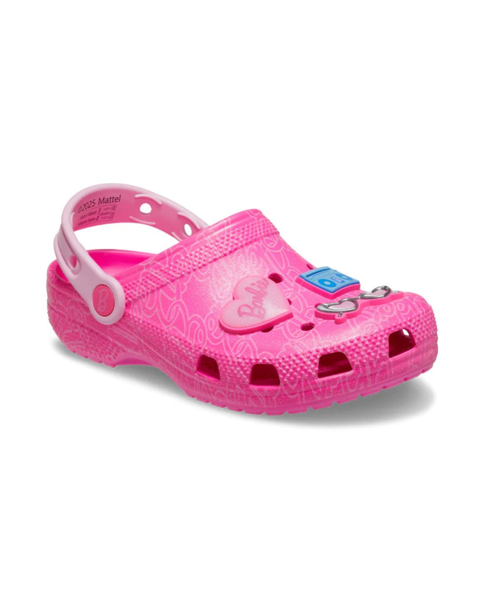 Crocs Mattel Pink Barbie Classic Clog Kids