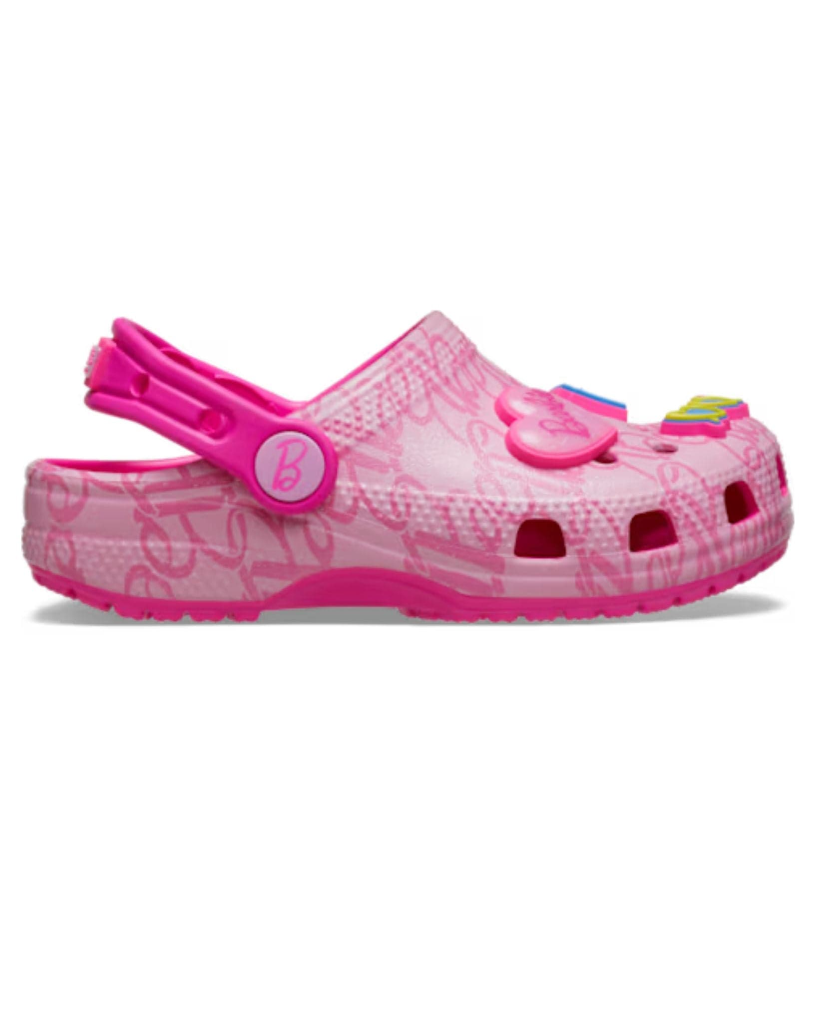Crocs Mattel Pink Barbie Classic Clog Toddler