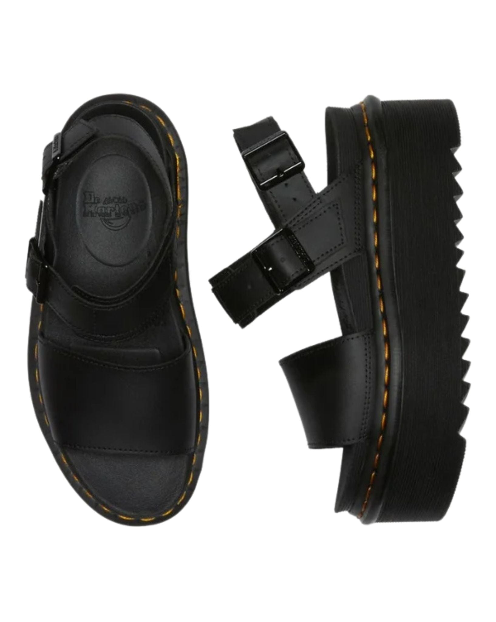 Doc Martens Womens Voss Quad Sandals - Black Hydro