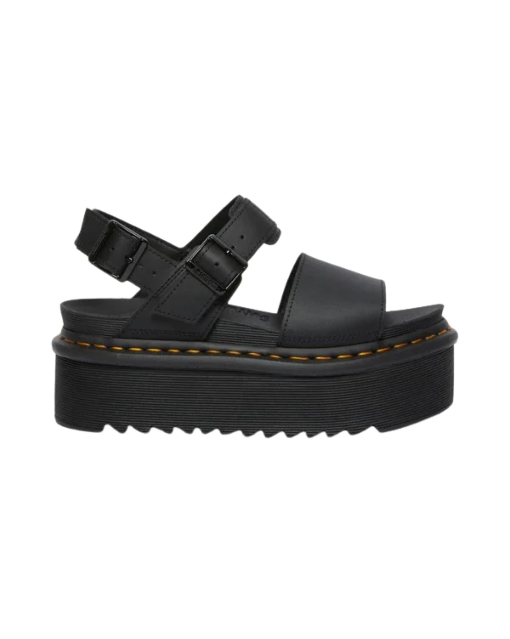 Doc Martens Womens Voss Quad Sandals - Black Hydro