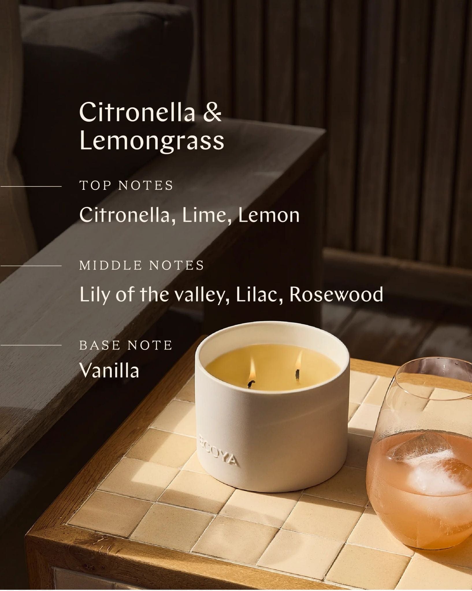 ECOYA ECOYA-Citronella-&-Lemongrass-Outdoor-Candle
