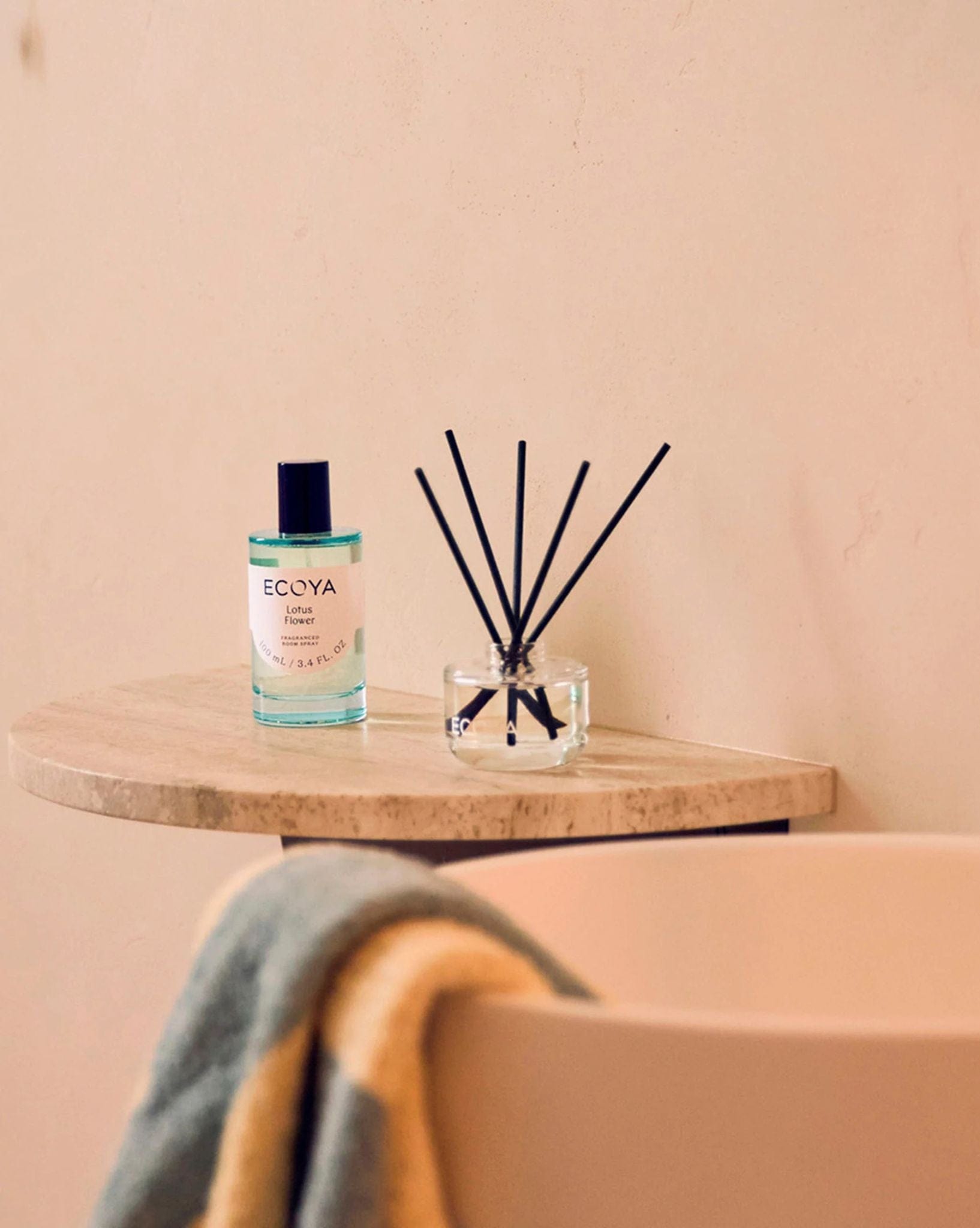 ECOYA ECOYA-Lotus-Flower-Mini-Reed-Diffuser