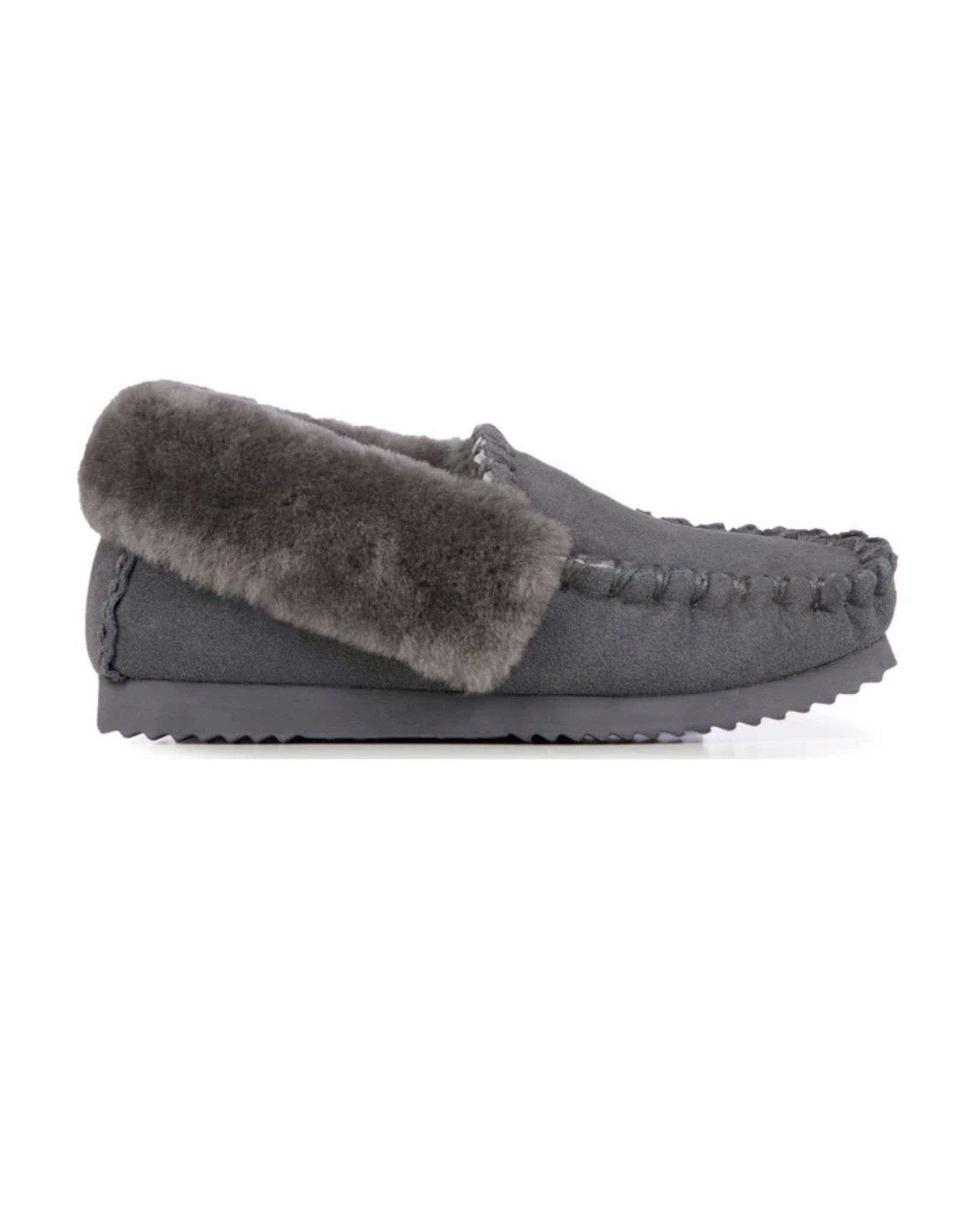 Emu Womens Molly Moccasin - Charcoal I 11