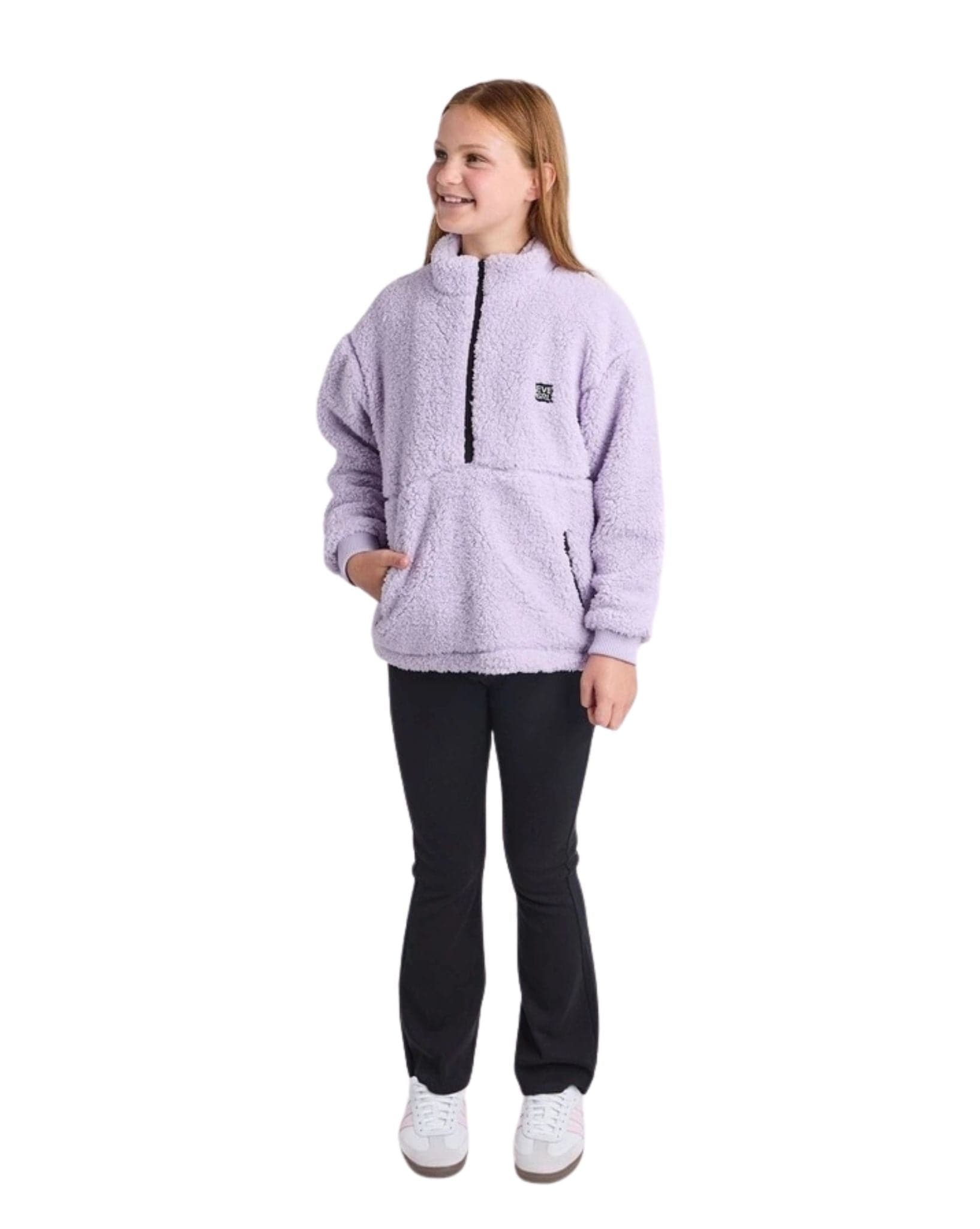 Eve's Girl Girls Cozy Quarter Zip Teddy