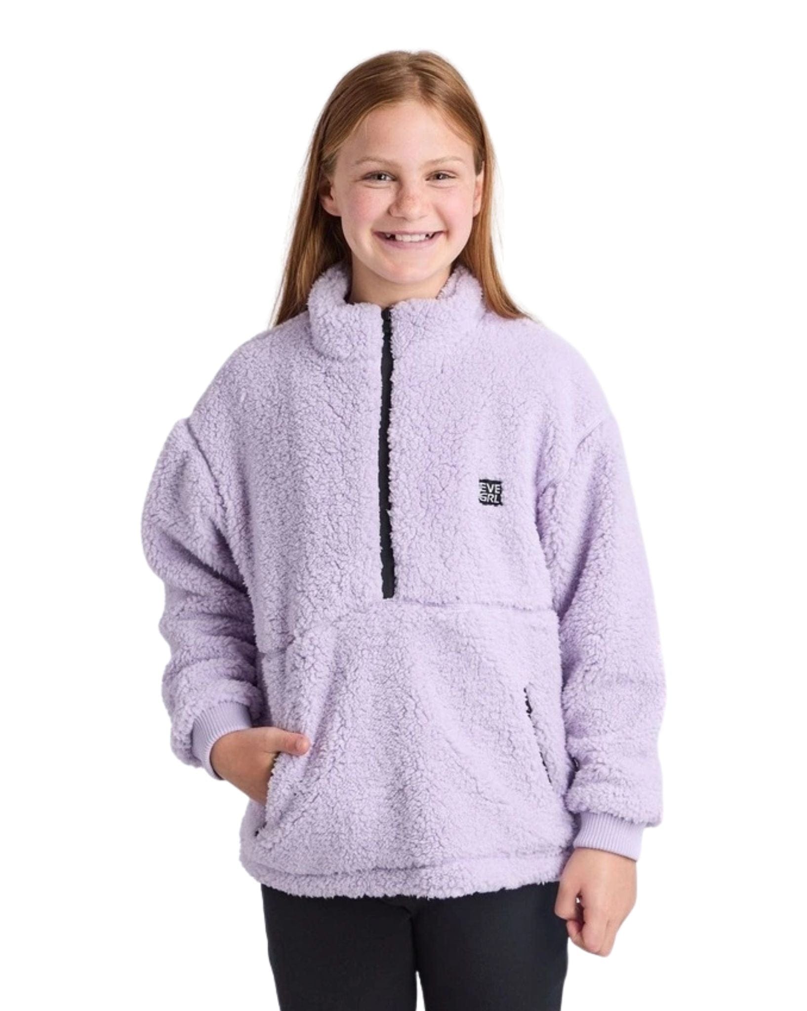 Eve's Girl Girls Cozy Quarter Zip Teddy