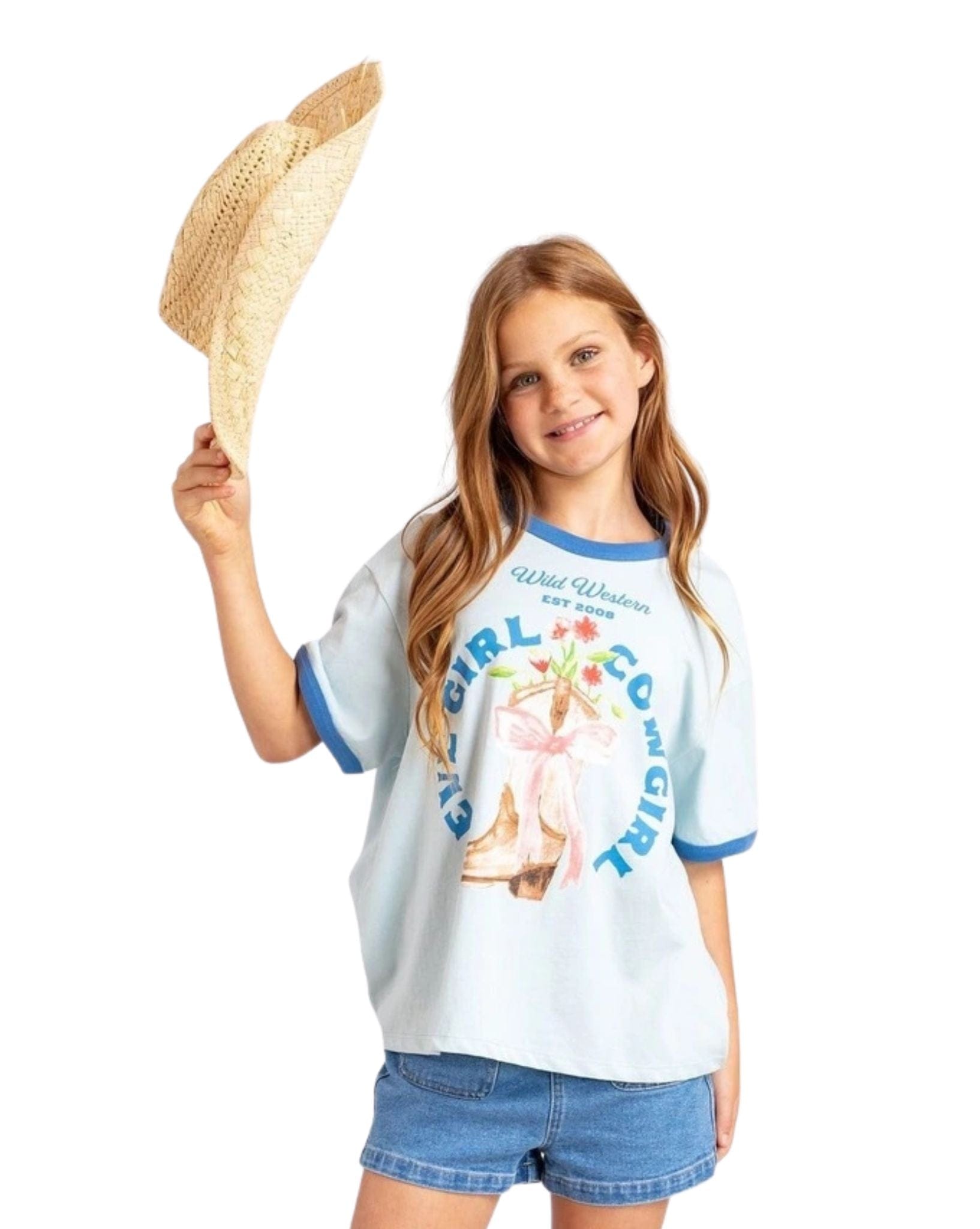 Eve's Girl Rodeo Ringer Tee