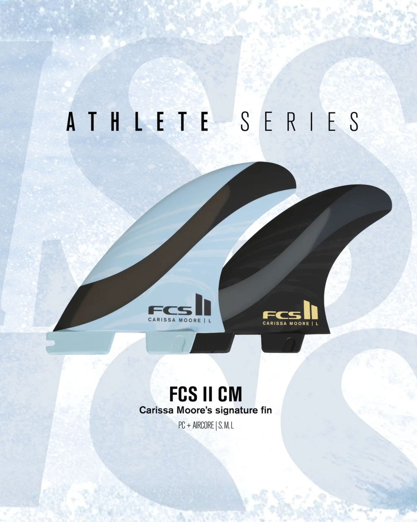 FCS FCS II Carissa Moore PC Aircore Tri Fins / Thruster