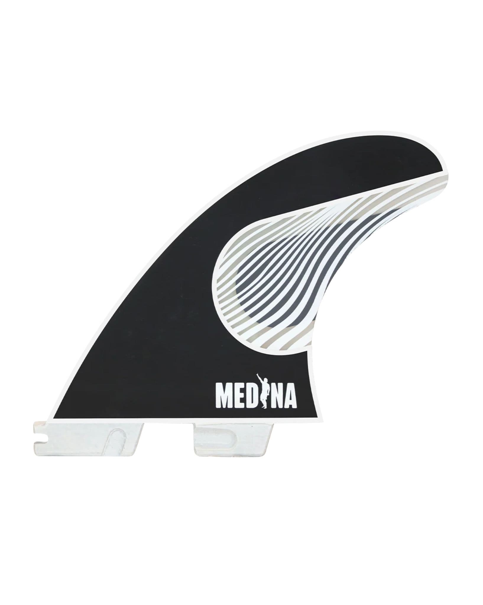 FCS FCS II Gabriel Medina PC Tri Fins Black/White