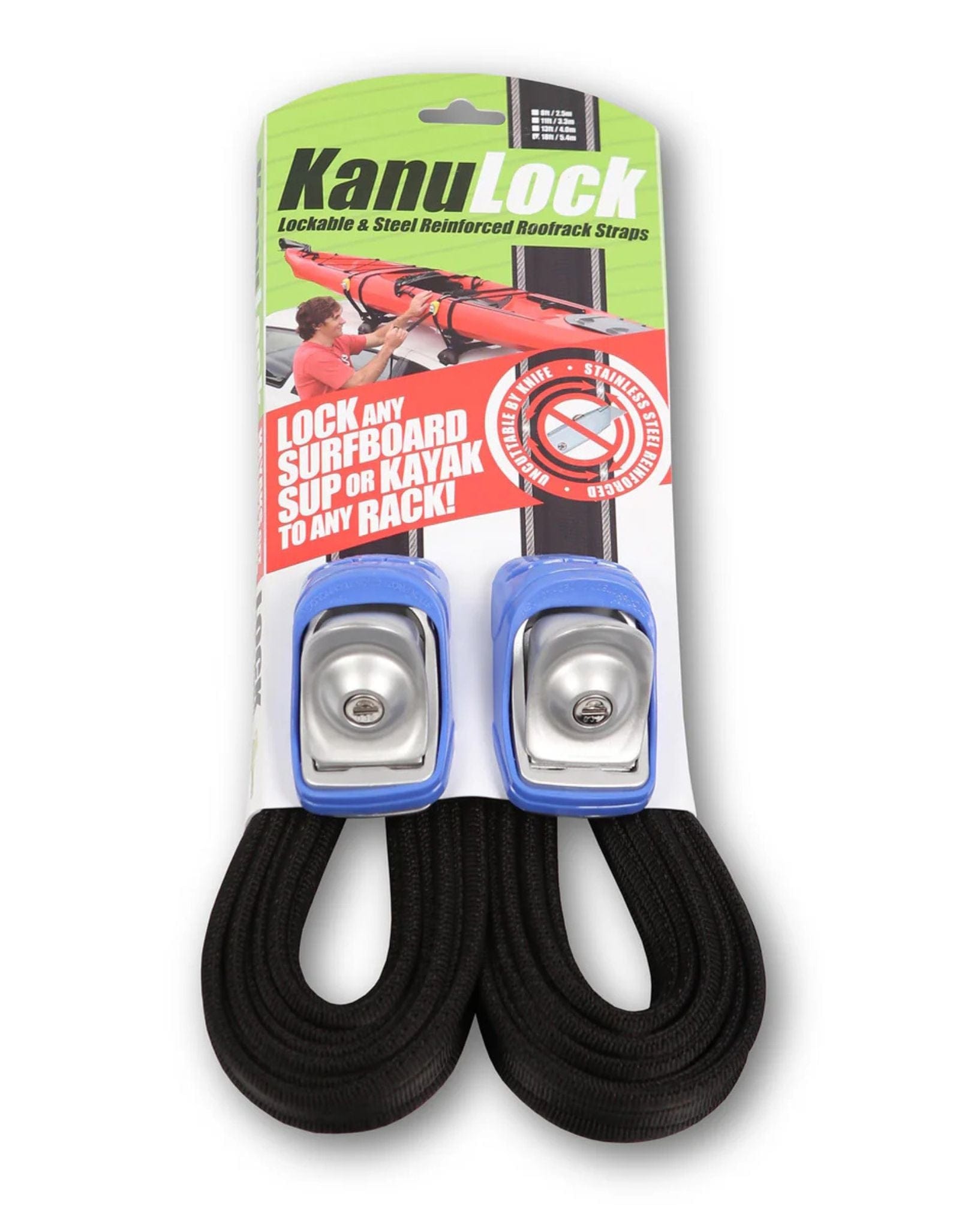 FCS Kanulock 5.4m / 18ft Lockable Tiedown Set
