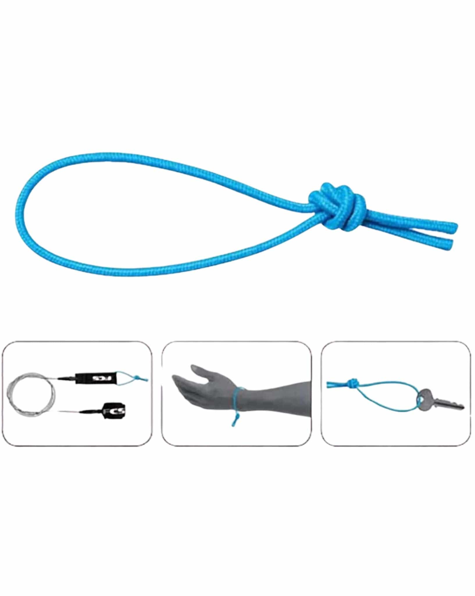 FCS Surf Aid Charity Jar with 150 Blue Leash Ropes