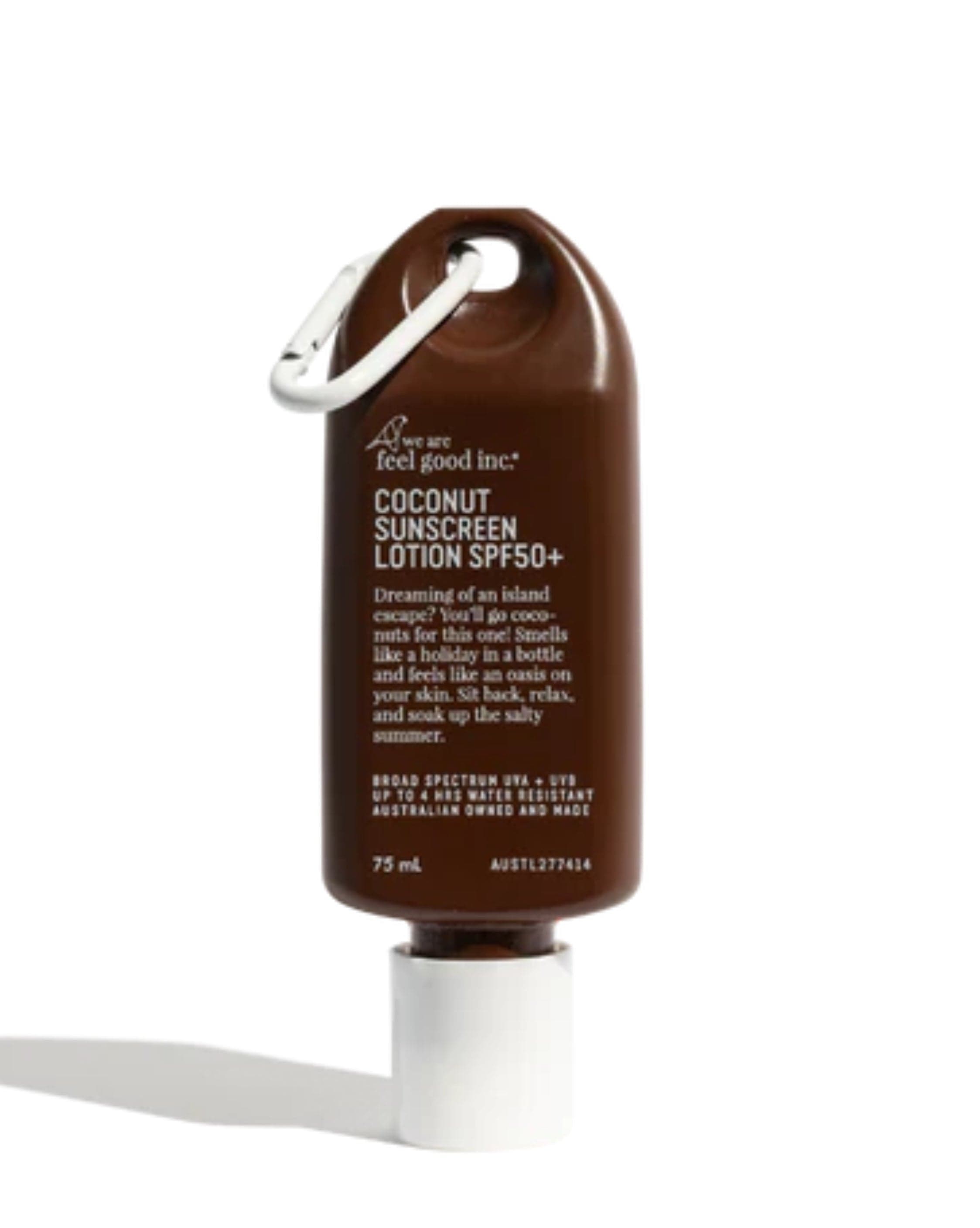 Feel Good Inc Coconut Sunscreen Lotion SPF50+ 75ml