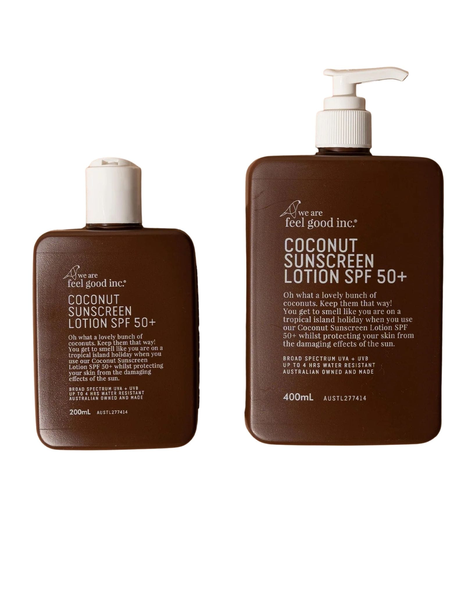 Feel Good Inc Coconut Sunscreen Lotion SPF50+ 75ml