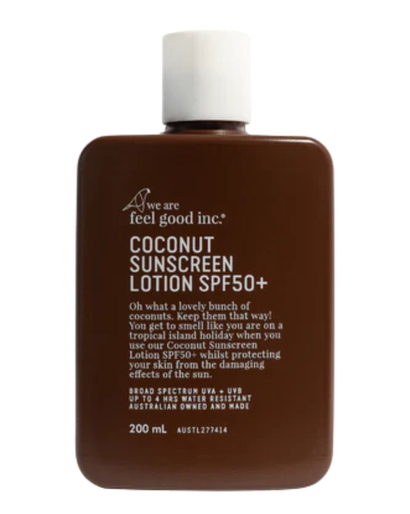 Feel Good Inc Coconut Sunscreen SPF50+ 200ml