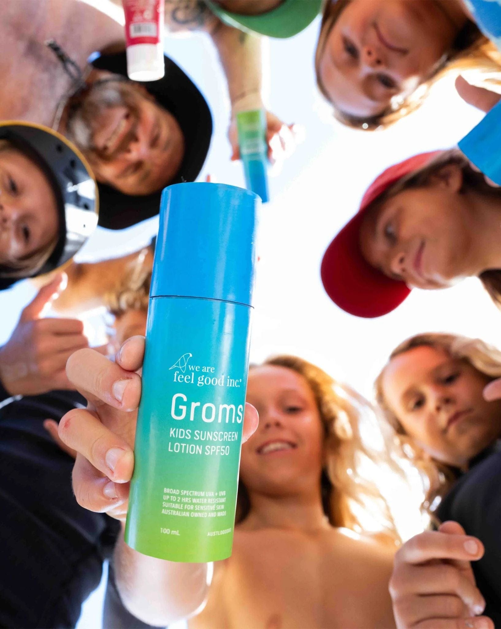 Feel Good Inc Groms Kids Sunscreen Lotion SPF50 Roll On 100ml