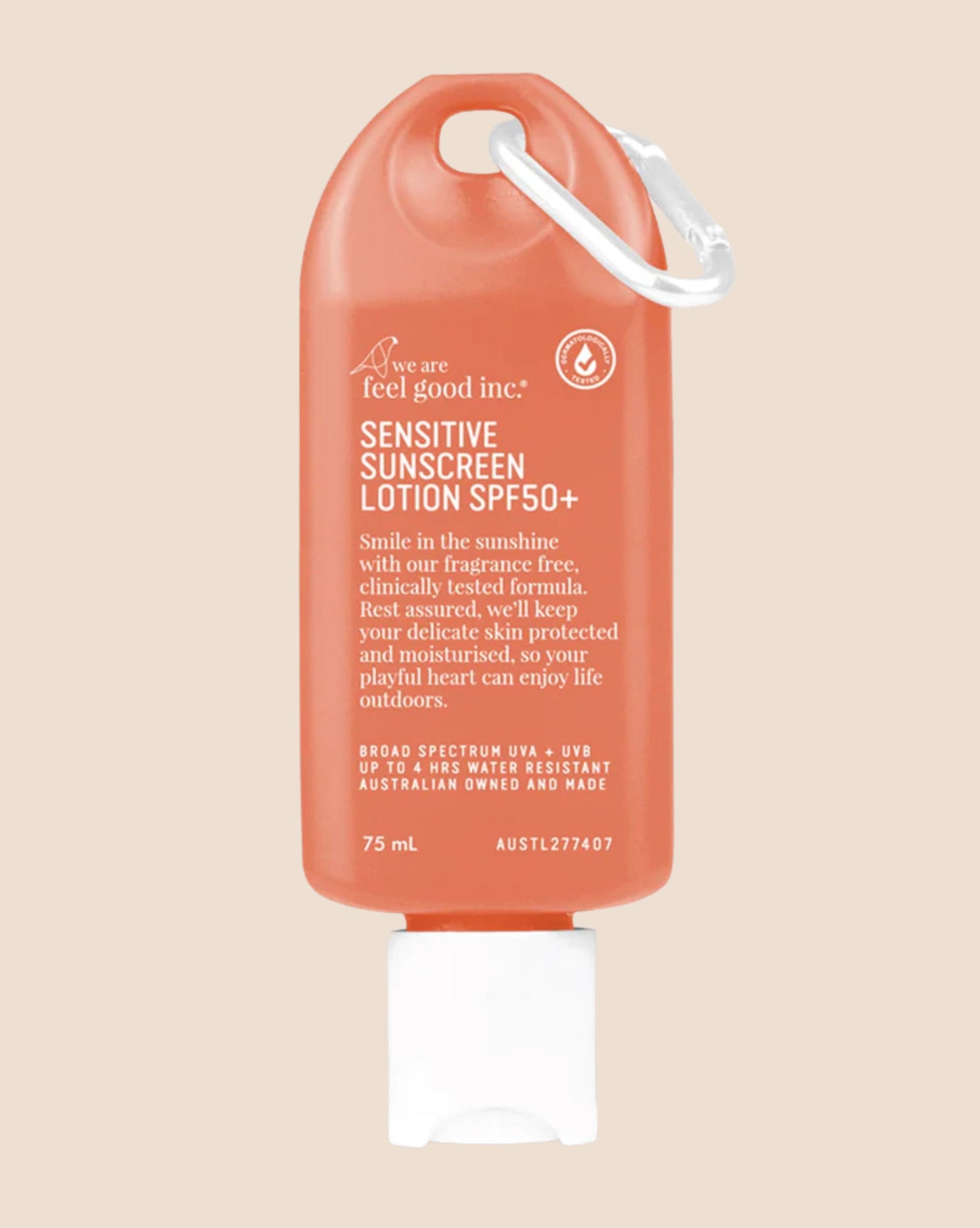 Feel Good Inc Sensitive Sunscreen Lotion SPF50+ 75ml